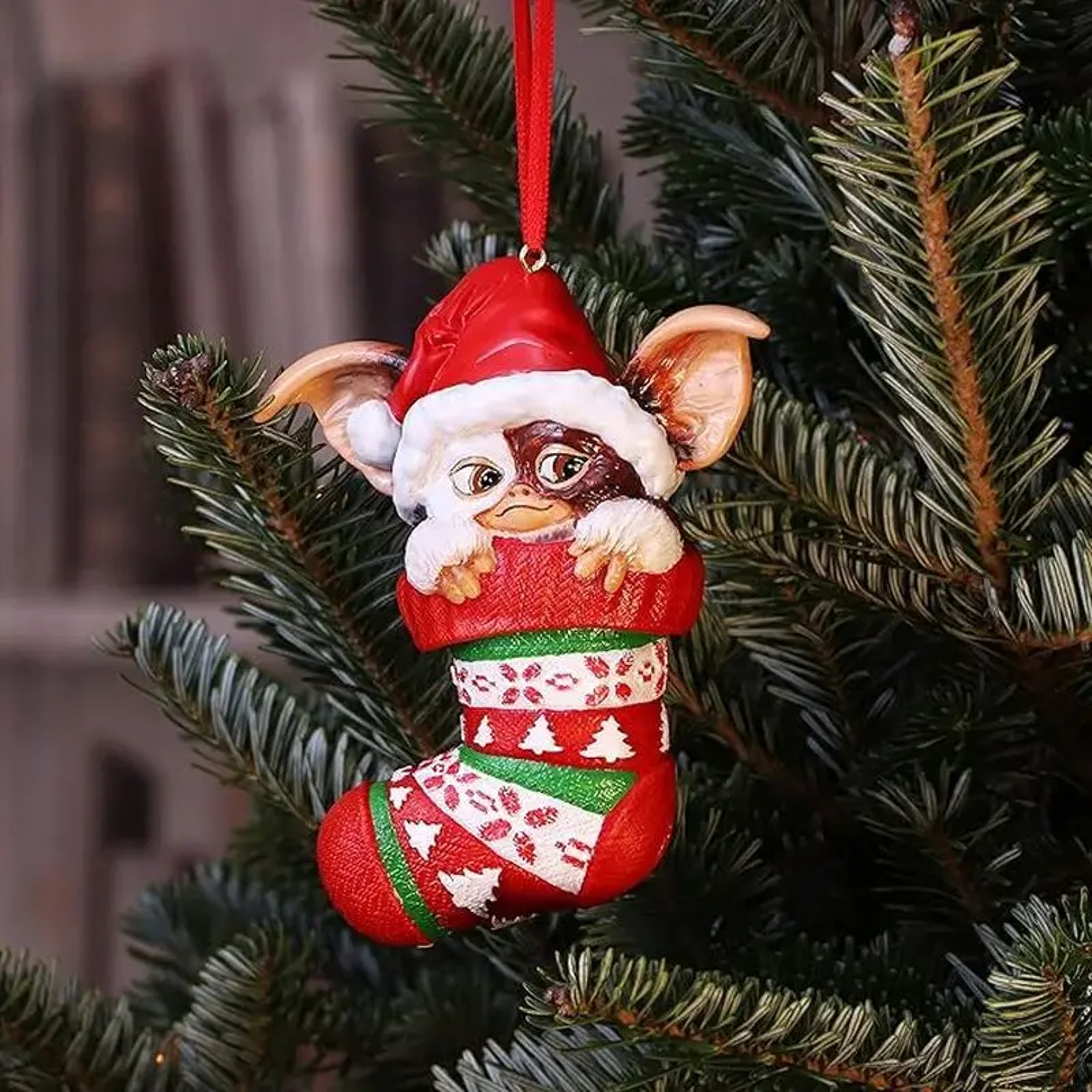 Decorative Pendant Bag And Key Chain, Acrylic Gremlins Christmas Tree Ornament, Decoration Interior Rearview – view 1