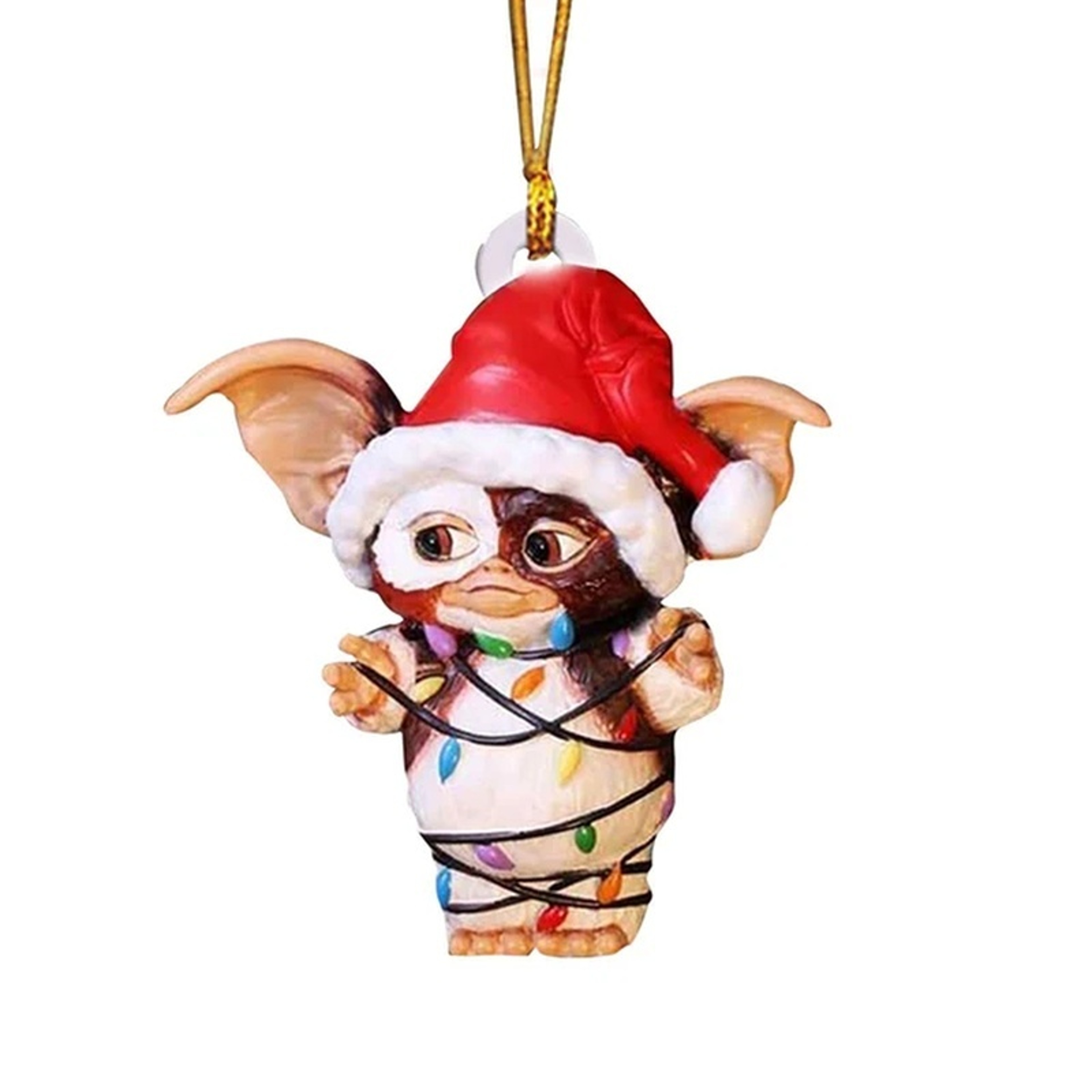 Decorative Pendant Bag And Key Chain, Acrylic Gremlins Christmas Tree Ornament, Decoration Interior Rearview – view 7
