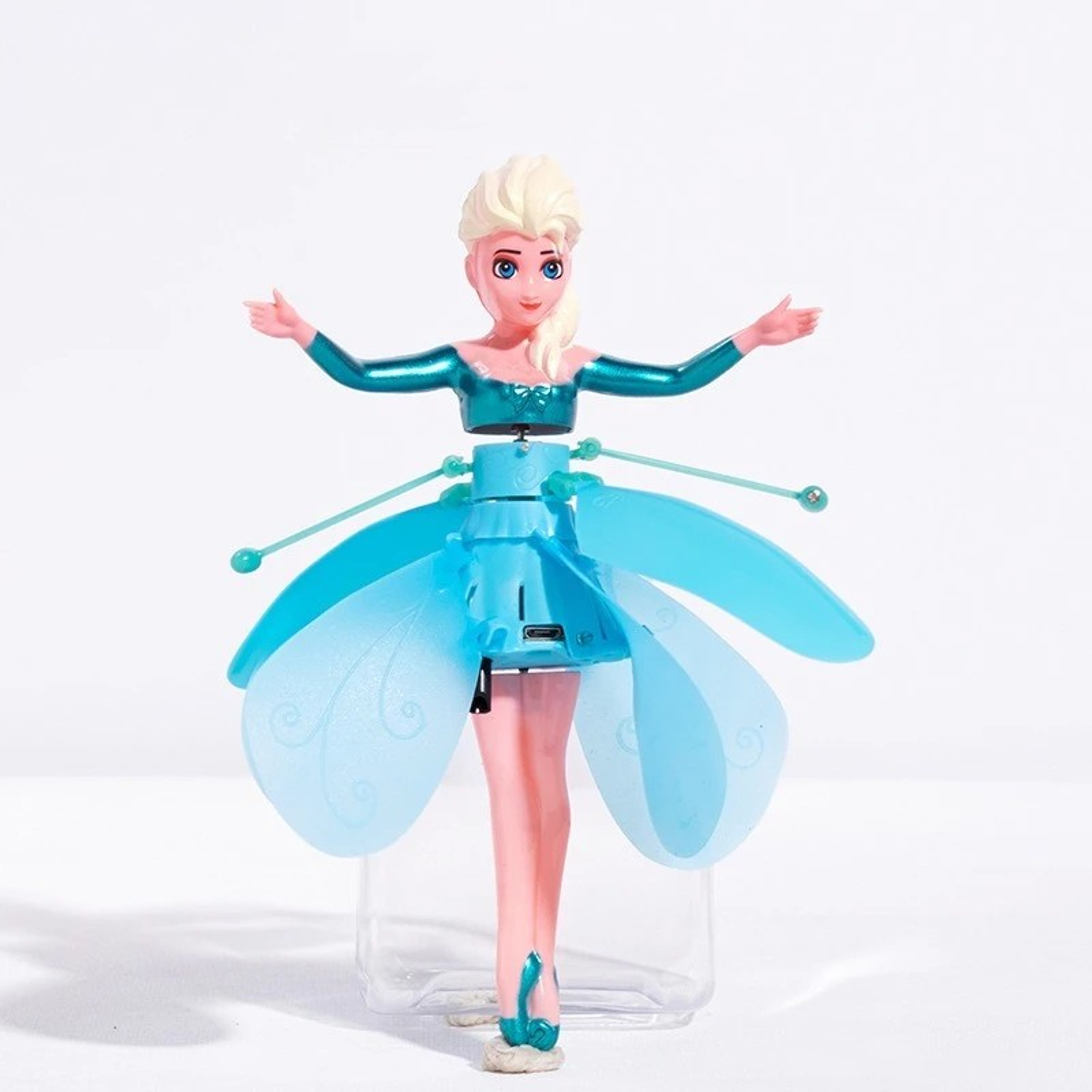 Doll Dancing Airplane Gesture Induction, Rotating Luminous Princess Helicopter, Luminous Flying Toy Holiday Gift – view 7