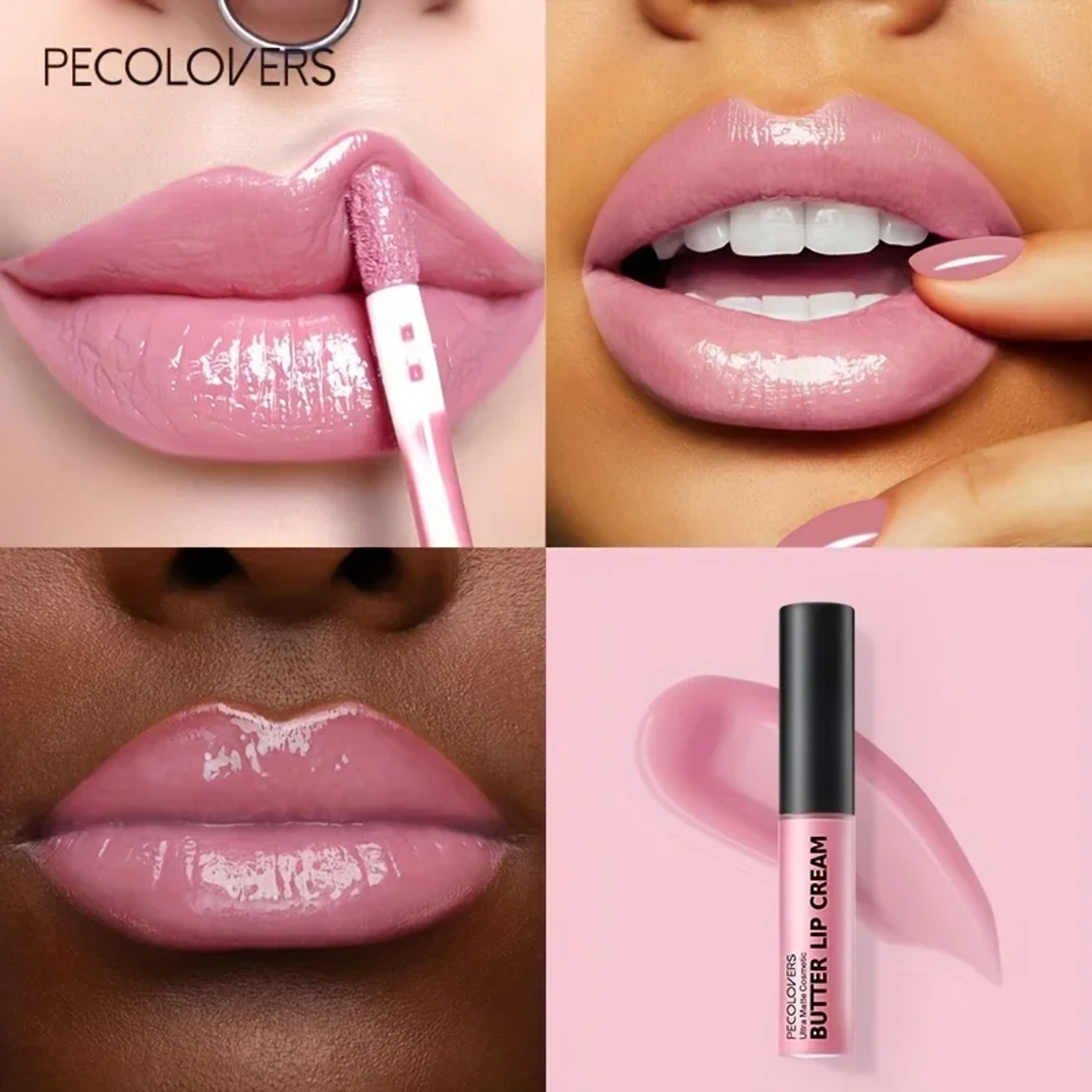 Long Lasting Nude Lip Makeup, Hydrating Lip Gloss, Butter Gloss Non-Sticky Lip Gloss with Essential Oil – view 3