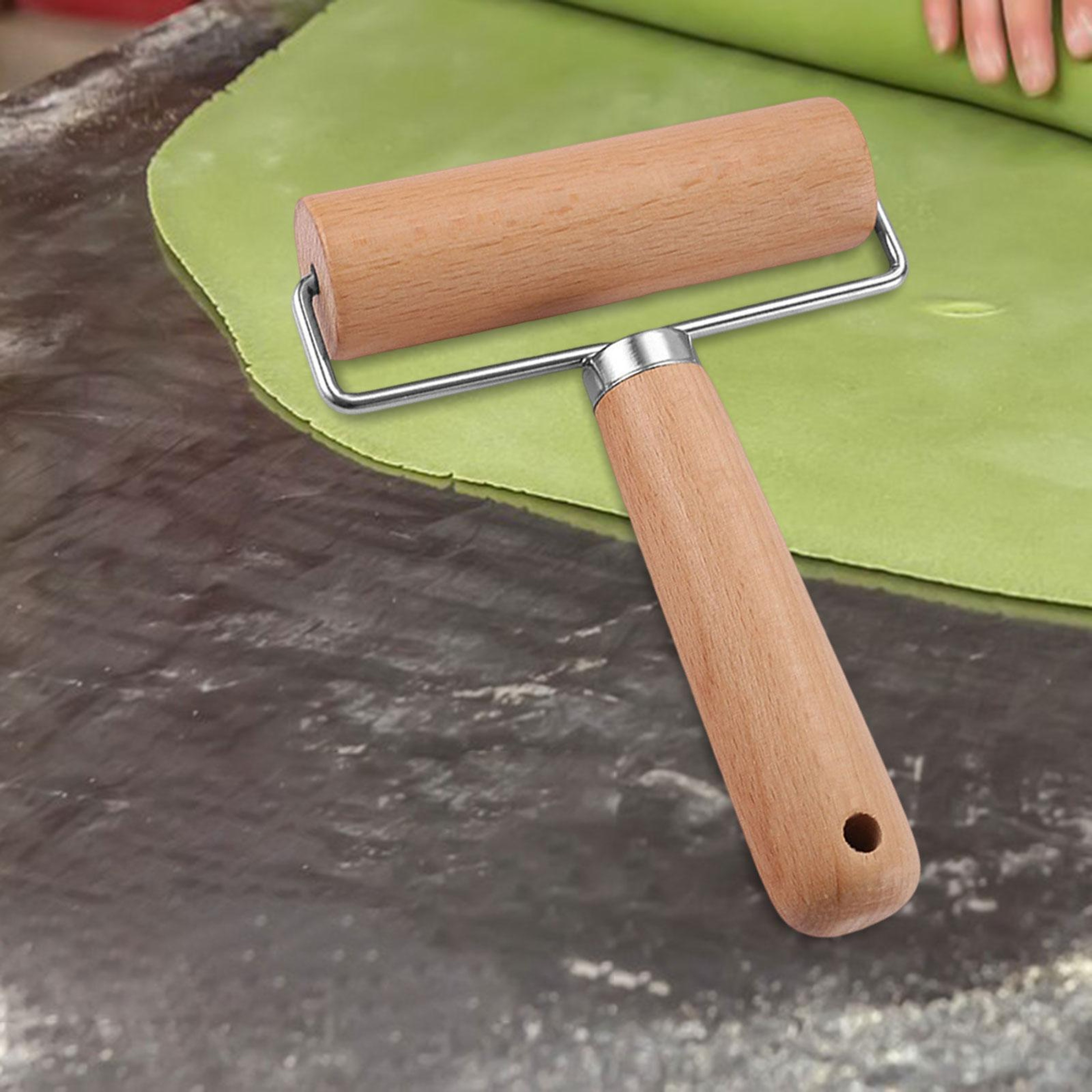 Dough Roller Stick Supplies with Handle for Rolling Pin French Fondant Flour – view 4