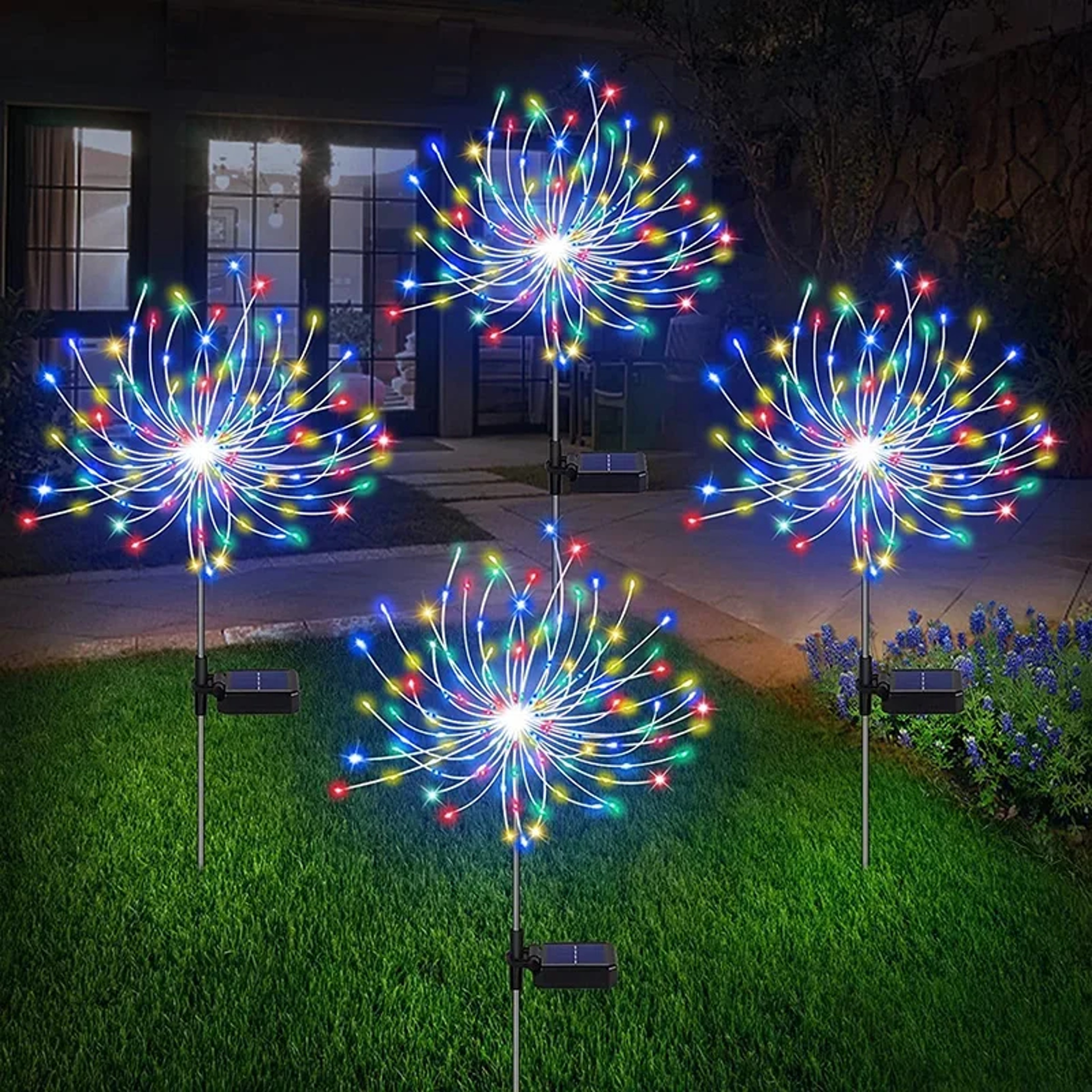 Garden Decoration Lawn Pathway Waterproof Light For Patio Yard Party Christmas Wedding Solar LED Fi 0