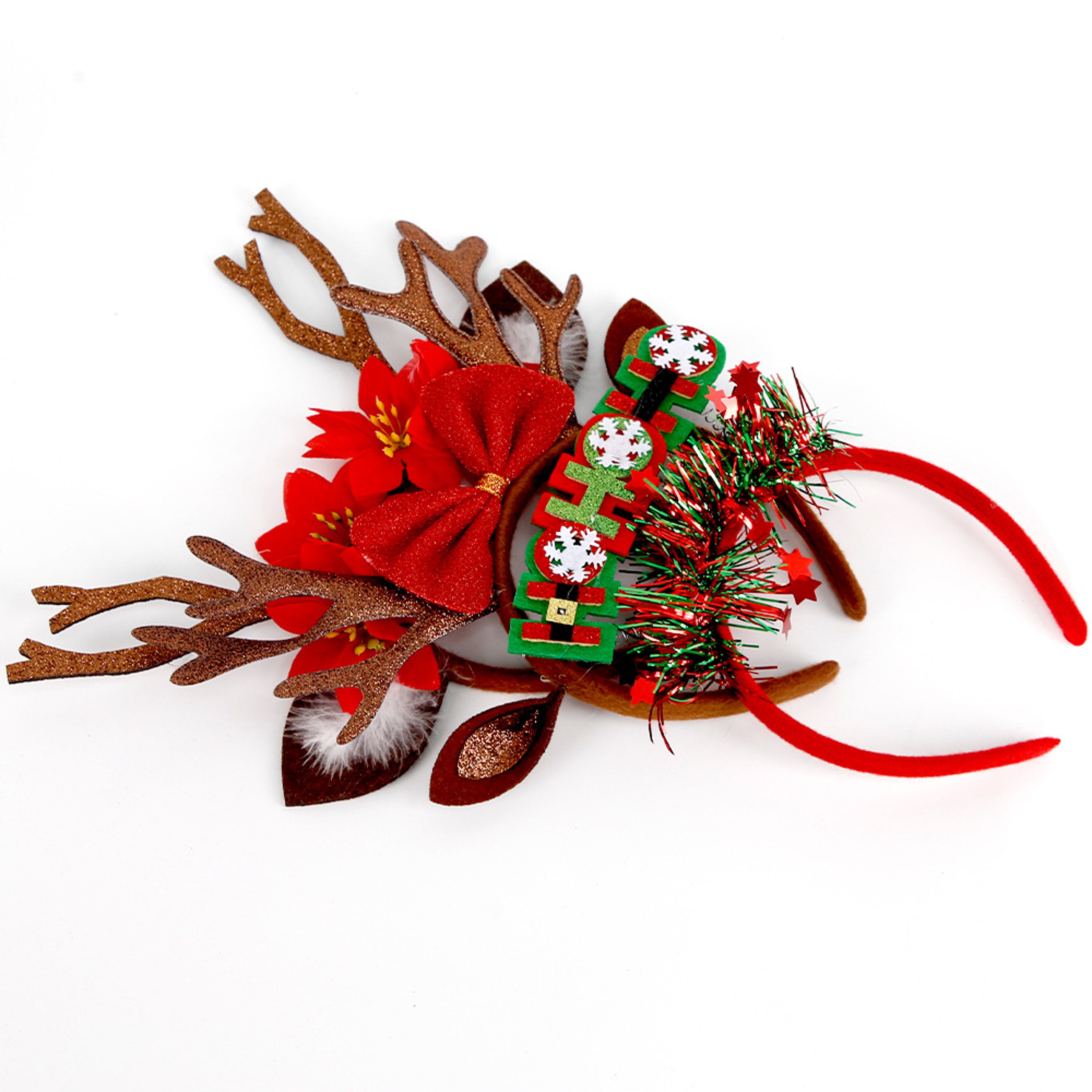 Antler Headbands, Christmas Headbands for Women, Deer Horn Christmas Headbands, Cute Hairpins – view 5