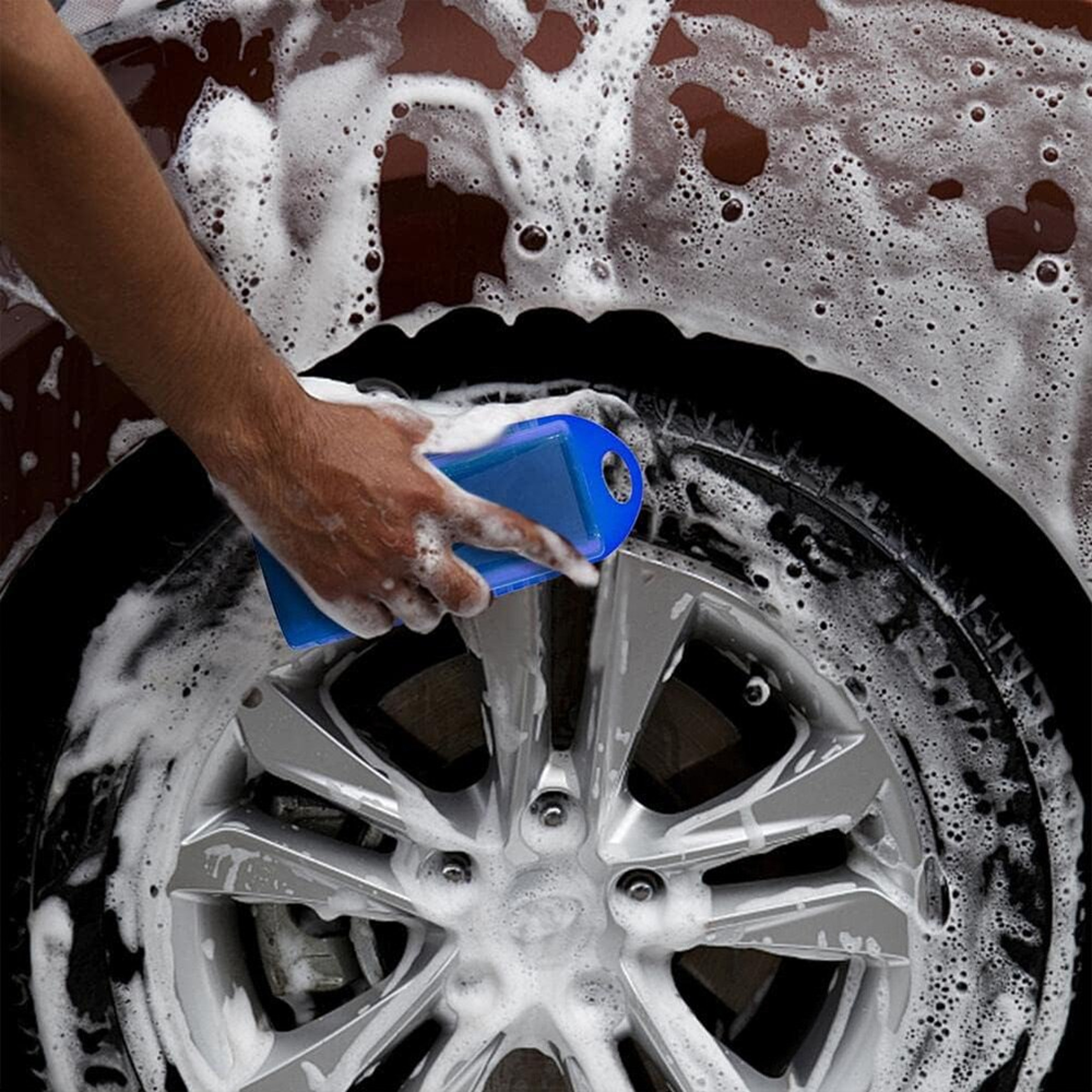 Tire Detailing Sponge Set For Car Wheel Rim Cleaning Waxing Polishing 0