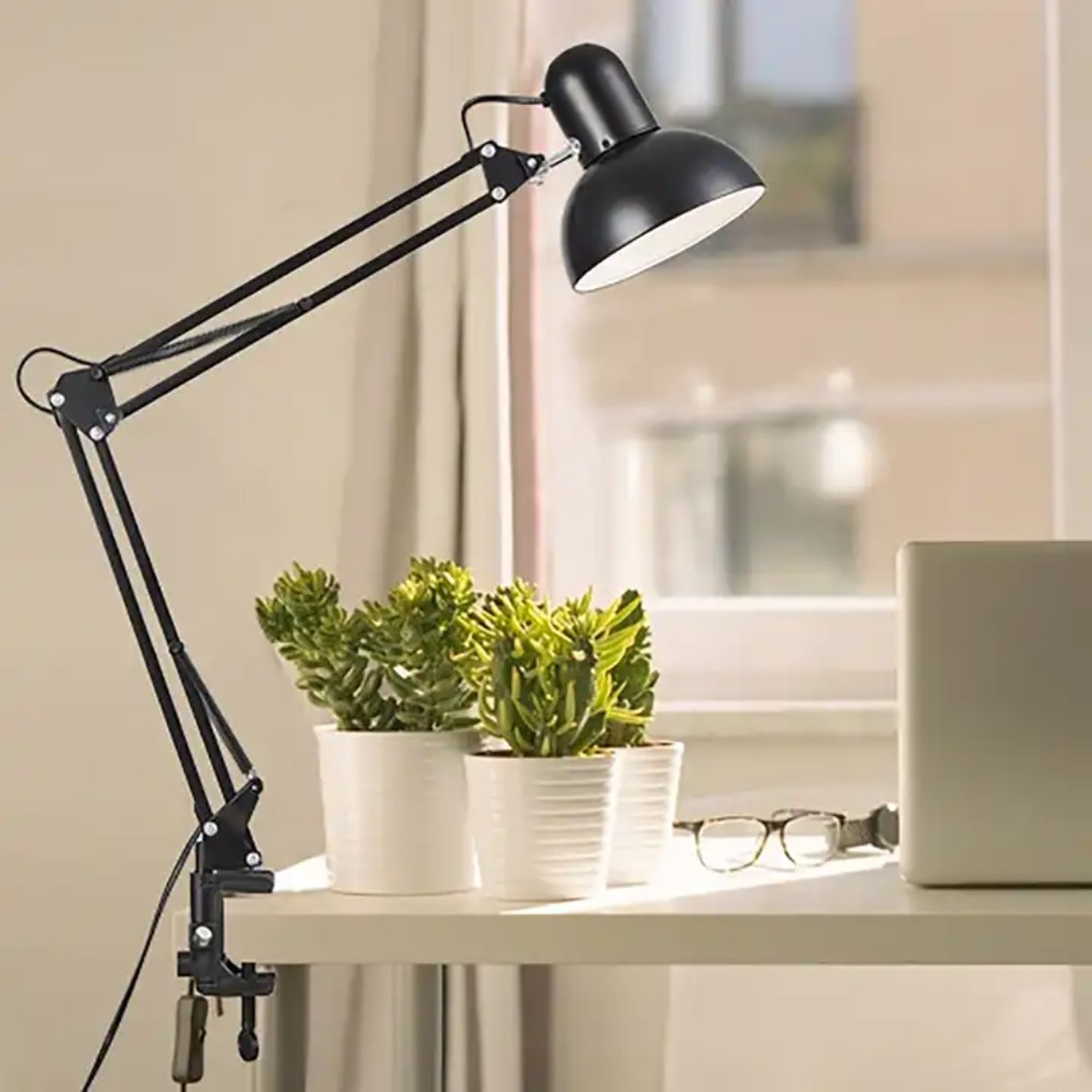 Desk Lamp With Clamp For Study Computer LED Manicure Light Folding Office Light For Nails School De 0