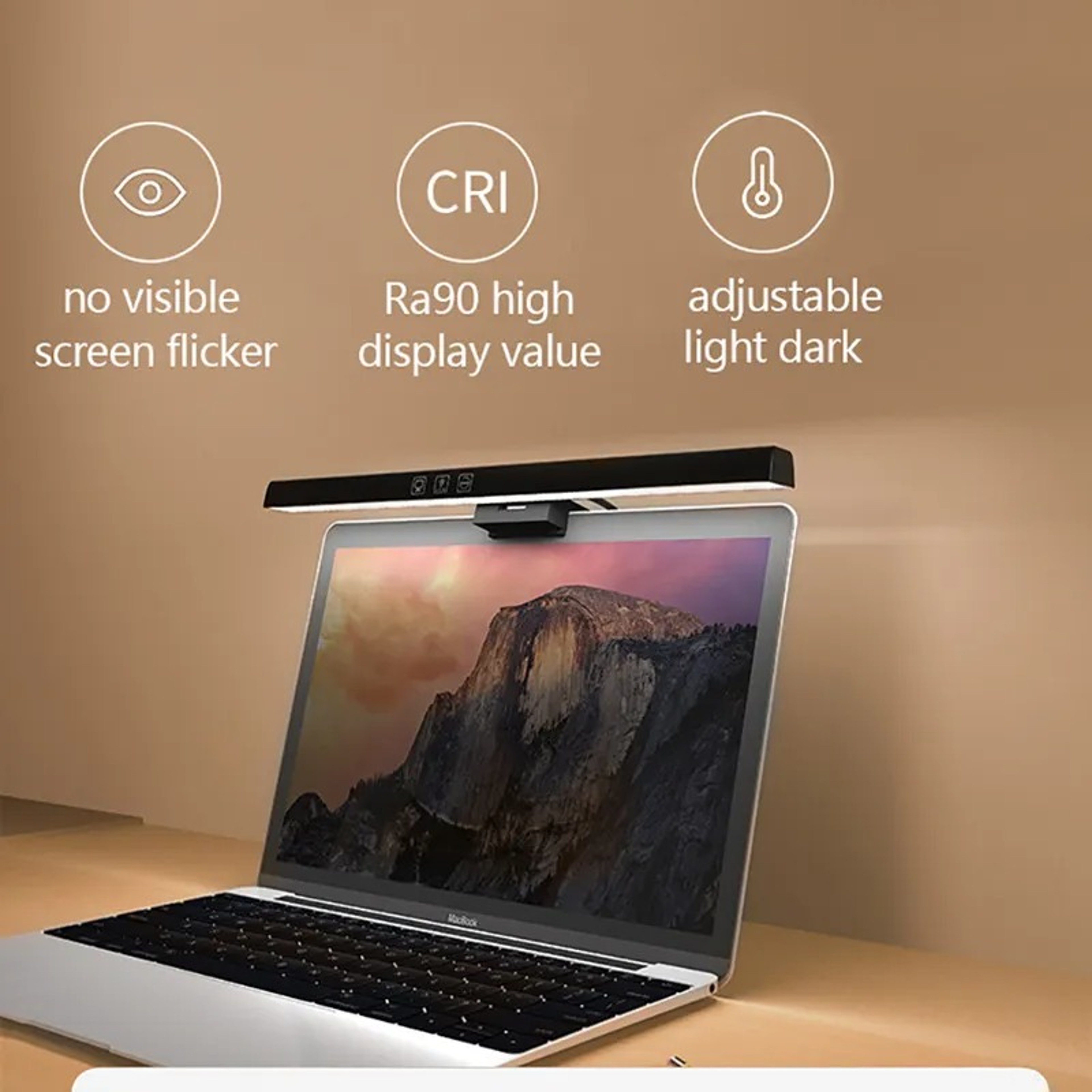 USB Powered EyeCare Desk Lamp LED Computer PC Monitor Light Bar Stepless Dimming Reading Table Lamp 2