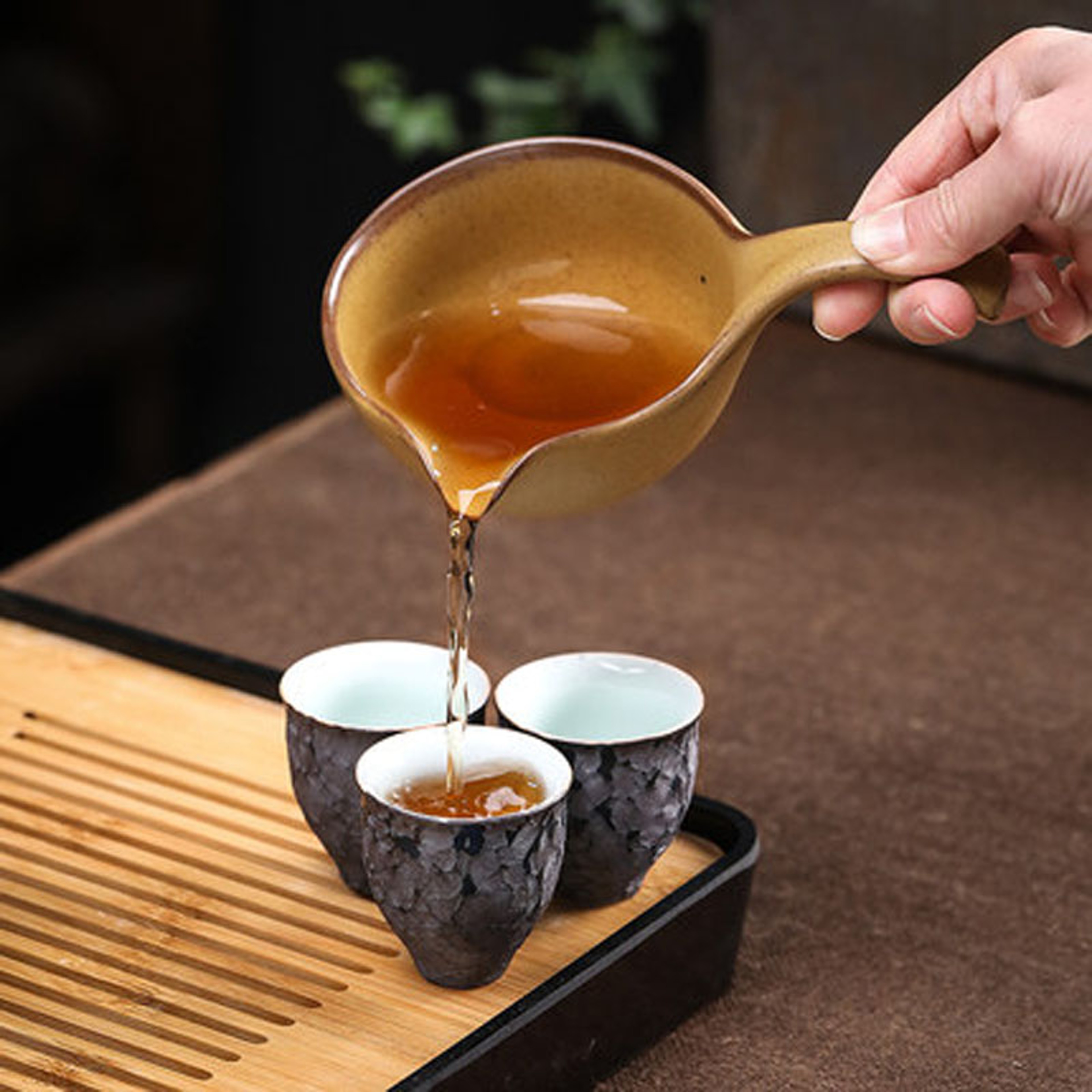 Rotating Water Teapot Automatic StoneMill Pottery Lazy Stone Grinding Tea Set Tea Maker For Ceremon 1