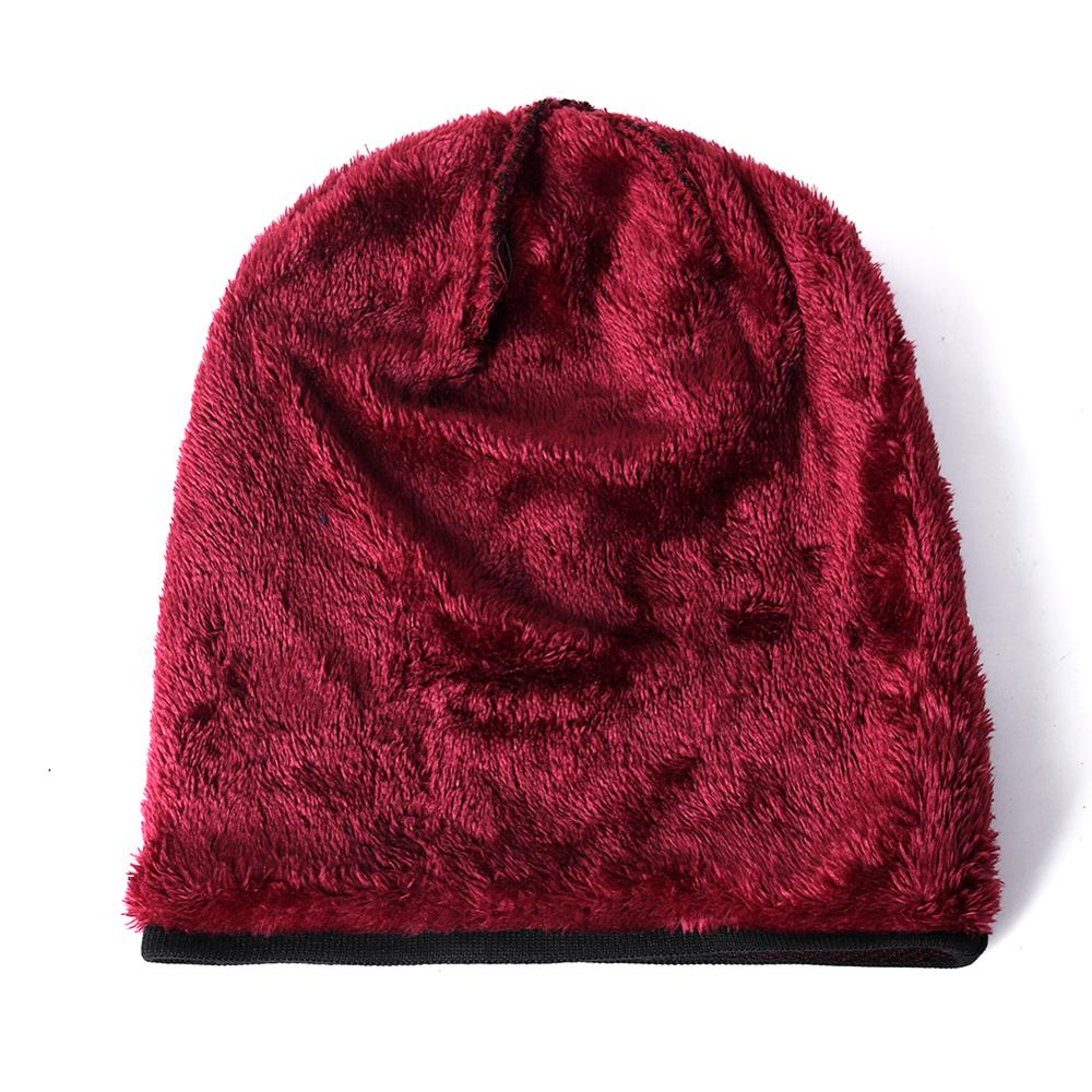Fashion Men  Women Simple Style Thick Knitted Hat Unisex Warm Winter Hat Outdoor Sports Ski Beanie  2