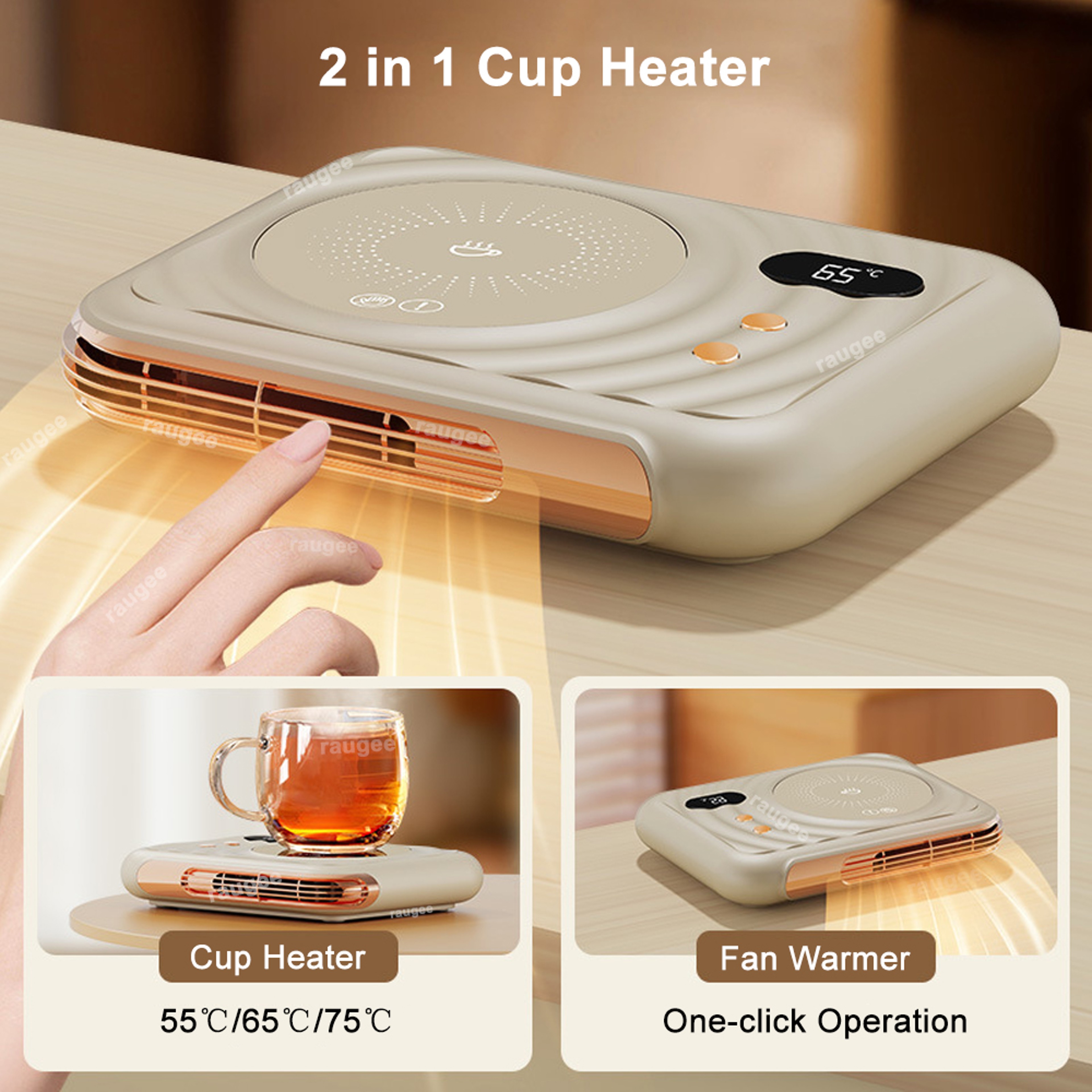 Portable Electric Cup Warmer Tea Mug Heater Coffee Warmer Coaster Cup Warmer For Home And Office De 2