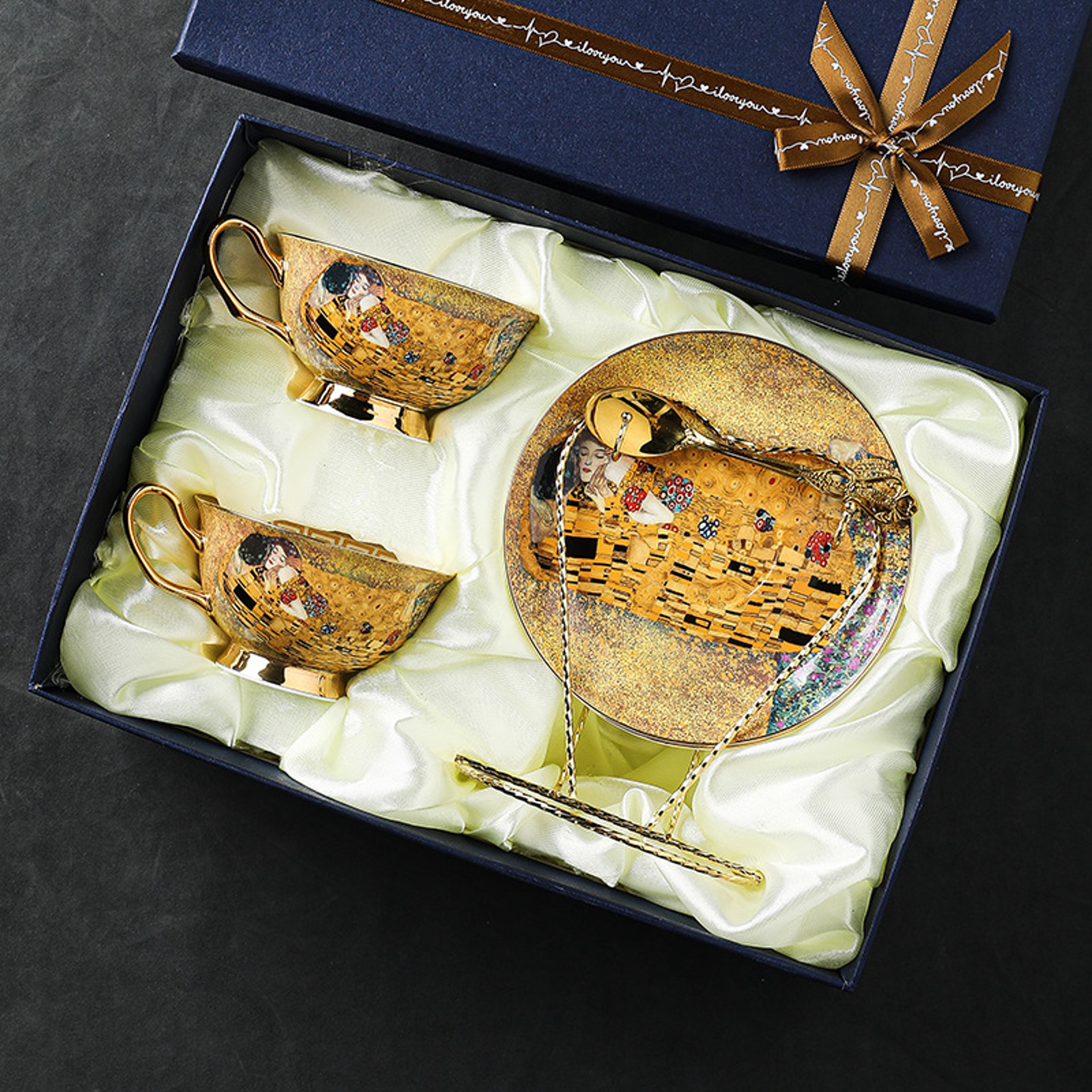 HighValue Gift Box Set European Coffee Cup Saucer Bone China Ceramic Tea Set Afternoon Teacup Gift  1