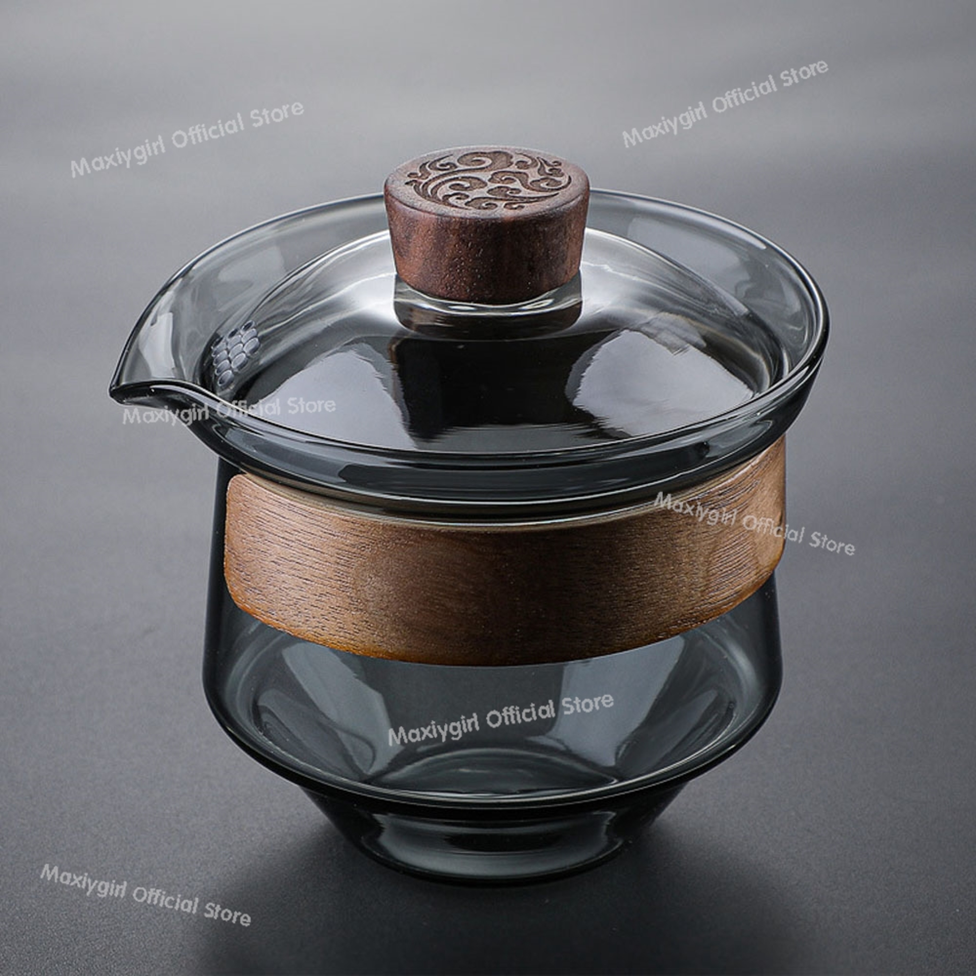 Puer Tea Cup And Lid Tea Bowl Chawan Japanese Heat Resistant Glass Gaiwan Kung Fu Tea Accessories 3
