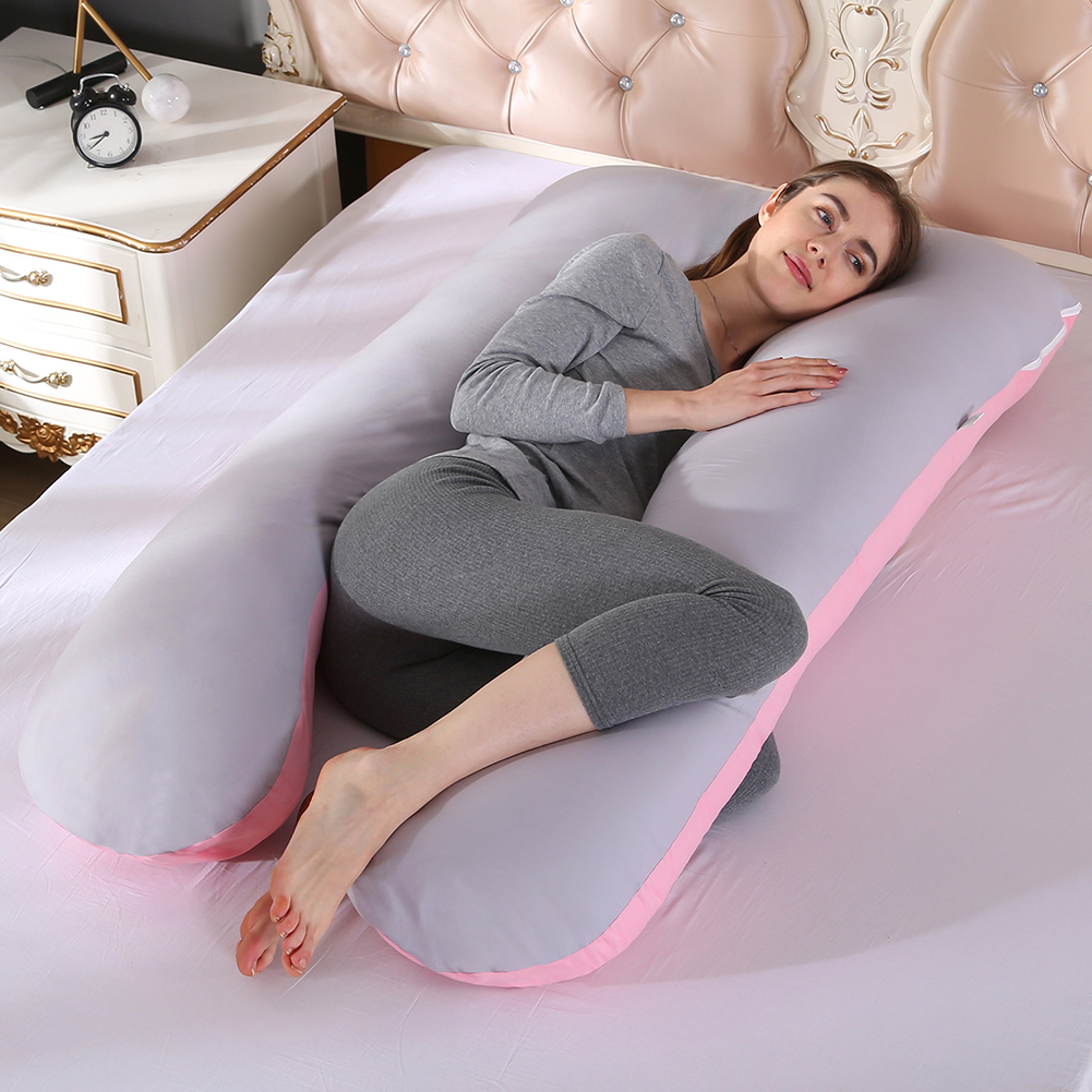 UType Pregnant Pillow Case Cotton Pillowcase For Breastfeeding Gravida Side Protect Cover 2