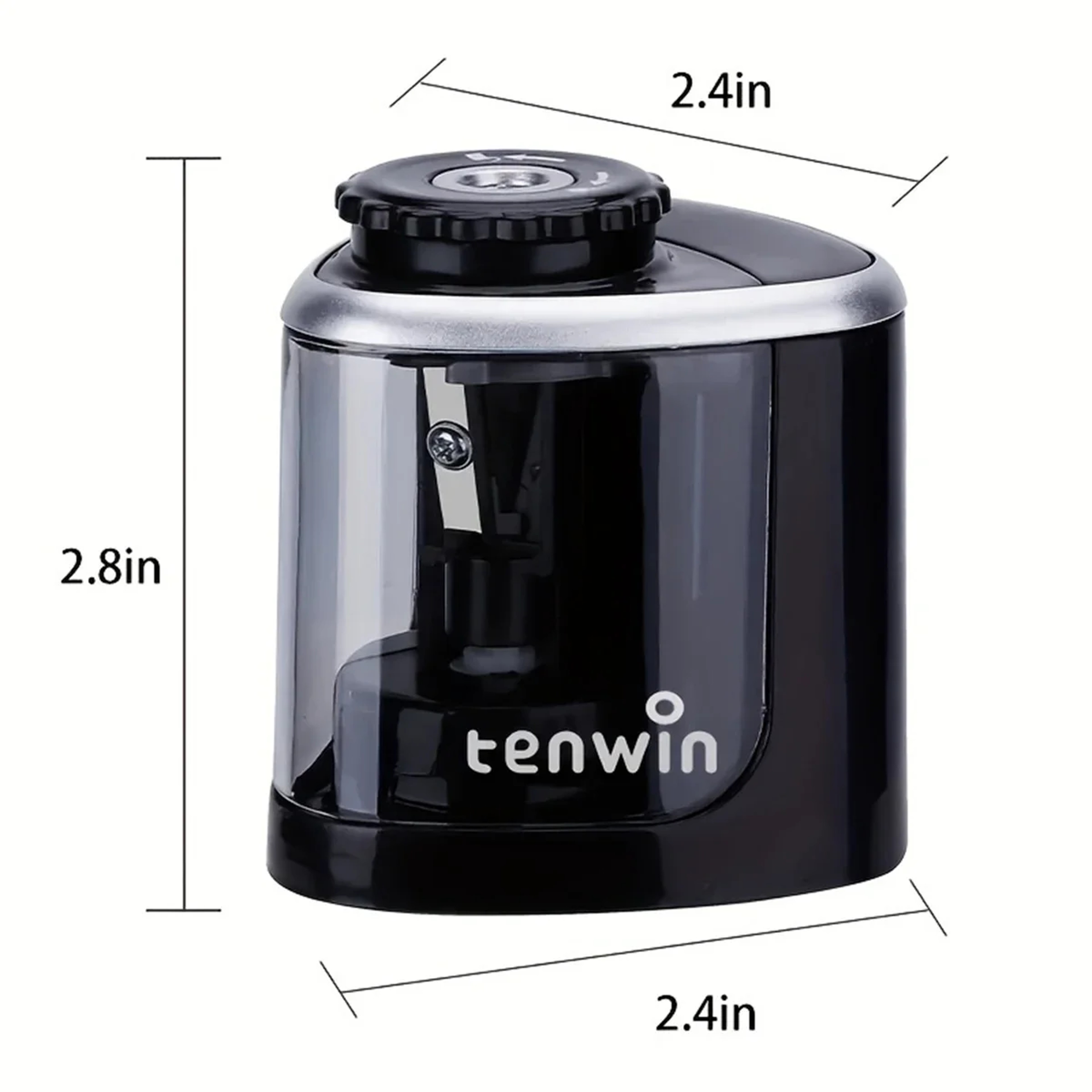 Desktop Automatic Pencil Sharpener Electric Sharpener Assembly Perfect For Students Office Statione 4