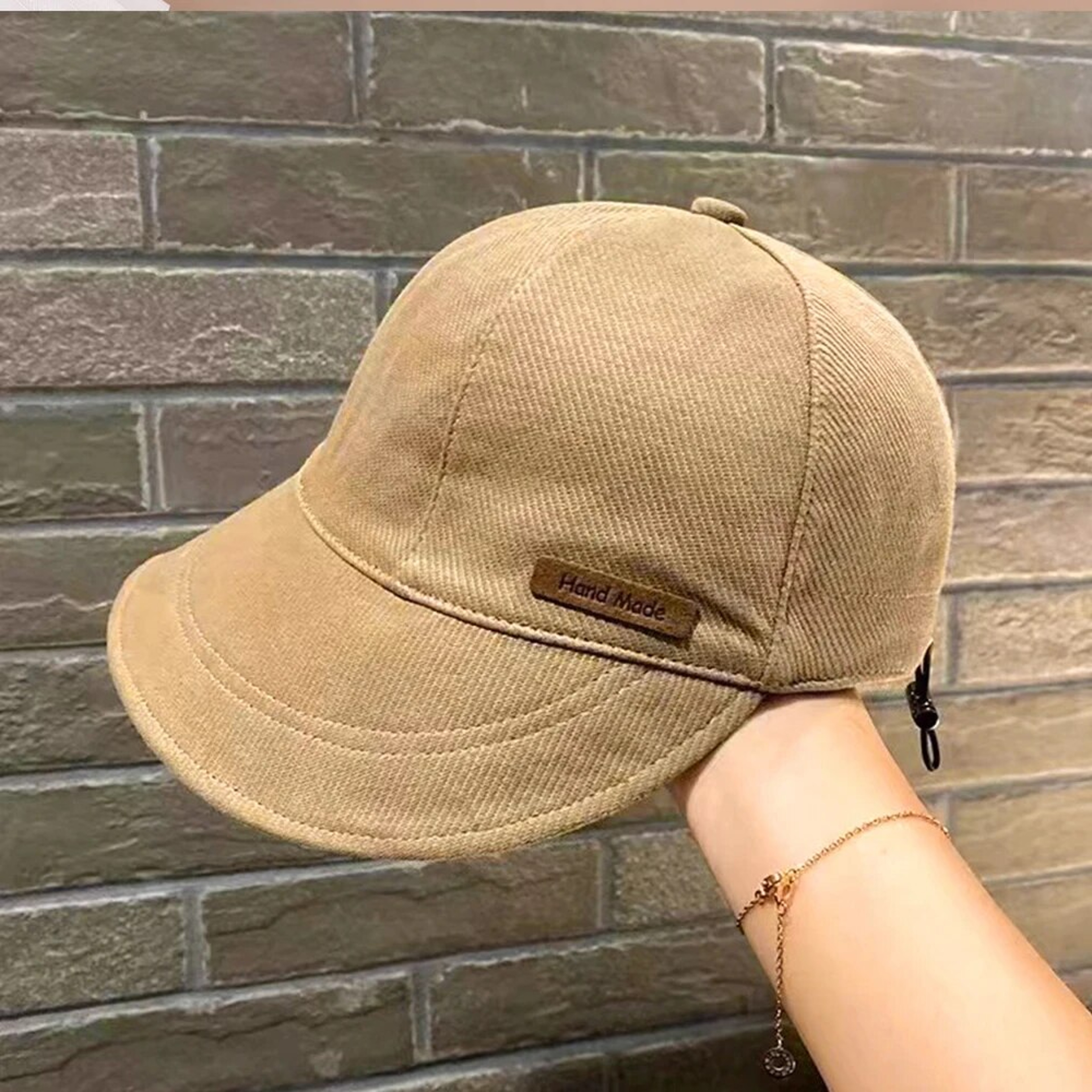 Womens Foldable Sunhat Adjustable UV Protection Cap Summer Outdoor Beach Fisherman Hat Cotton Wide  7