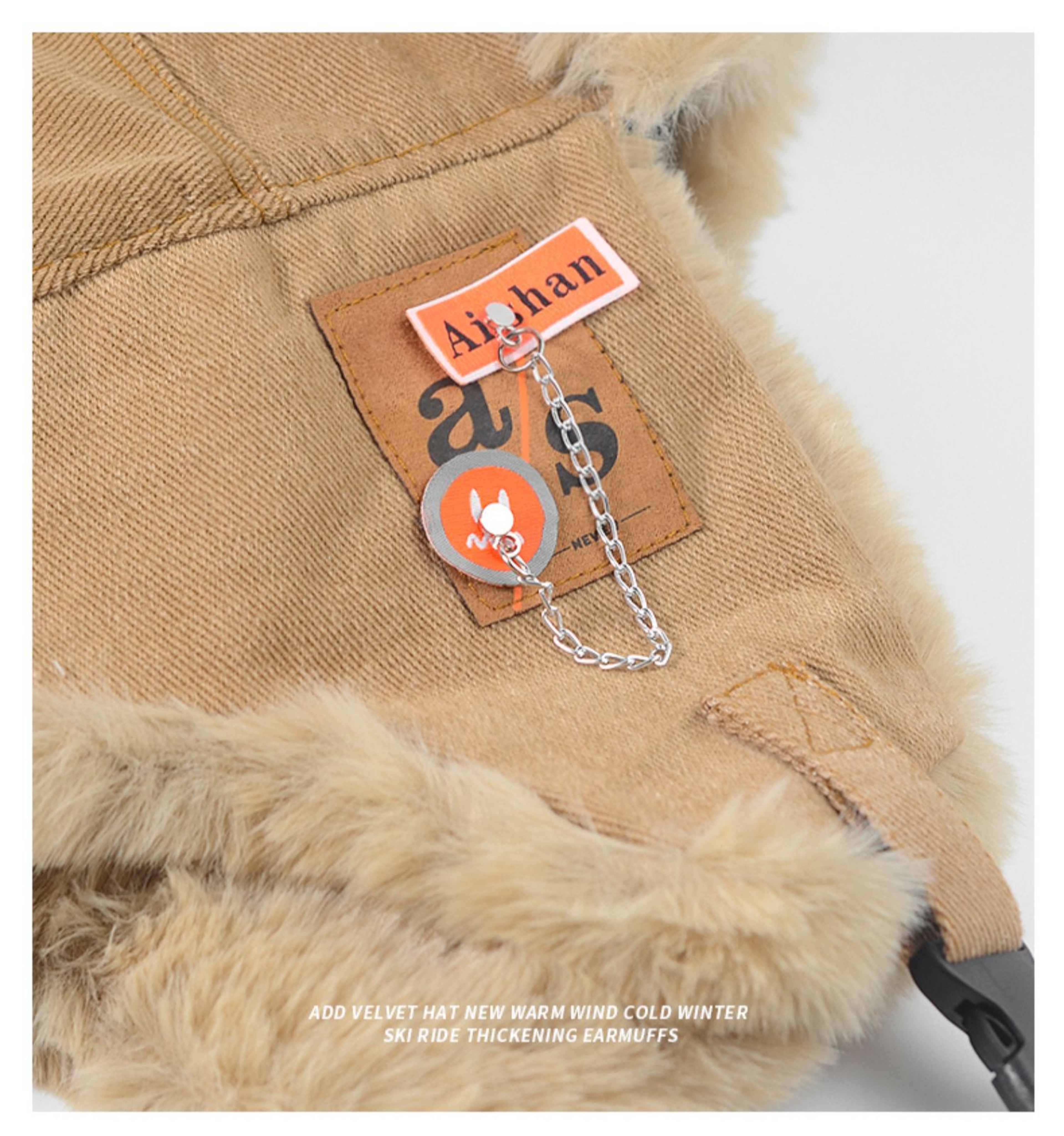 Winter Bomber Hat Thick Warm Russian Ushanka Fur Cap For Men And Women Black Grey Ski Hat Earflap F 3