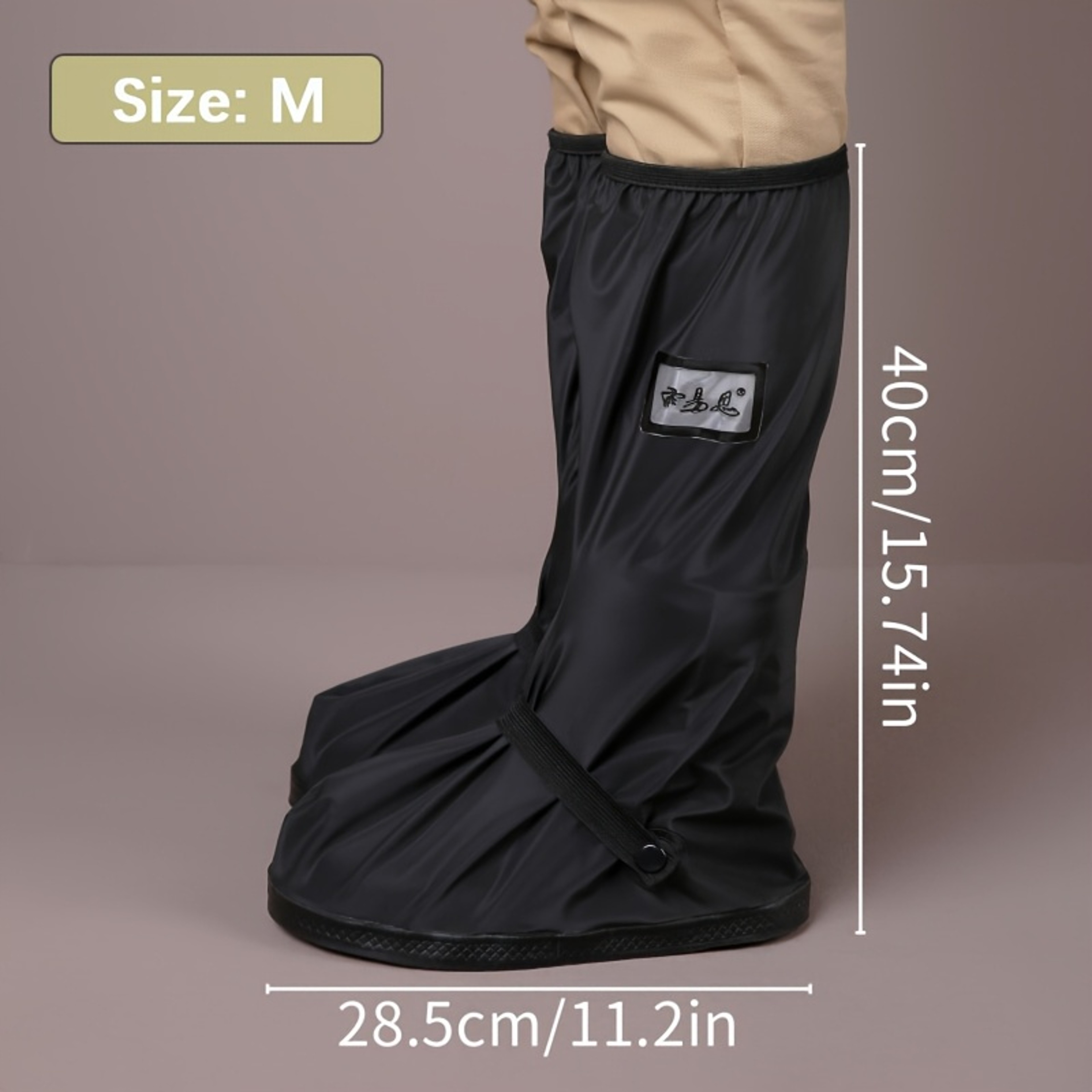 Unisex Motorcycle Scooter Dirt Bike Rain Shoes Covers NonSlip Boot Protectors For Snowy And Rainy W 6