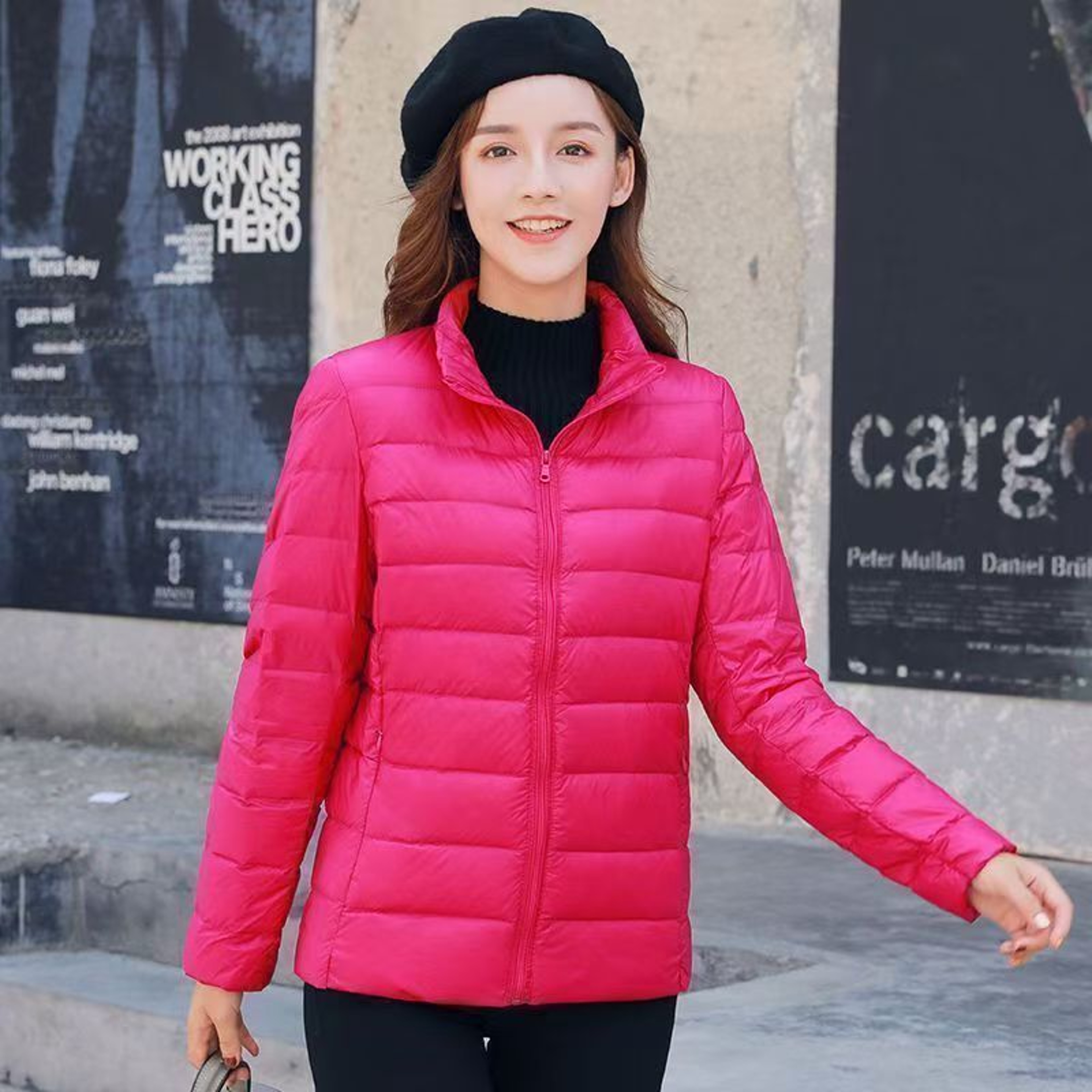 Lightweight Down Jacket Womens Short Hooded 2024 Autumn Winter Womens Clothing Down Coats New Slim  0