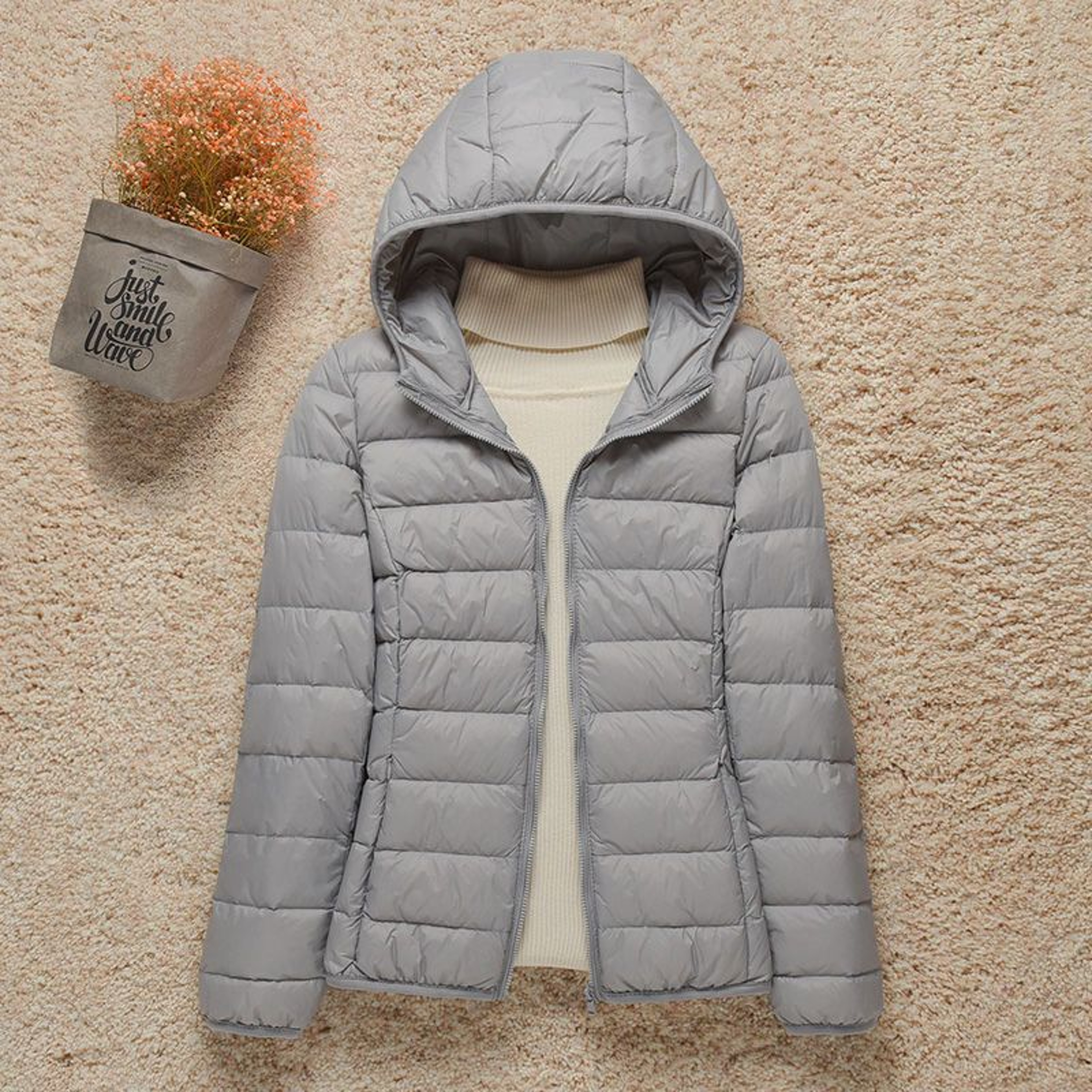 Lightweight Down Jacket Womens Short Hooded 2024 Autumn Winter Womens Clothing Down Coats New Slim  5