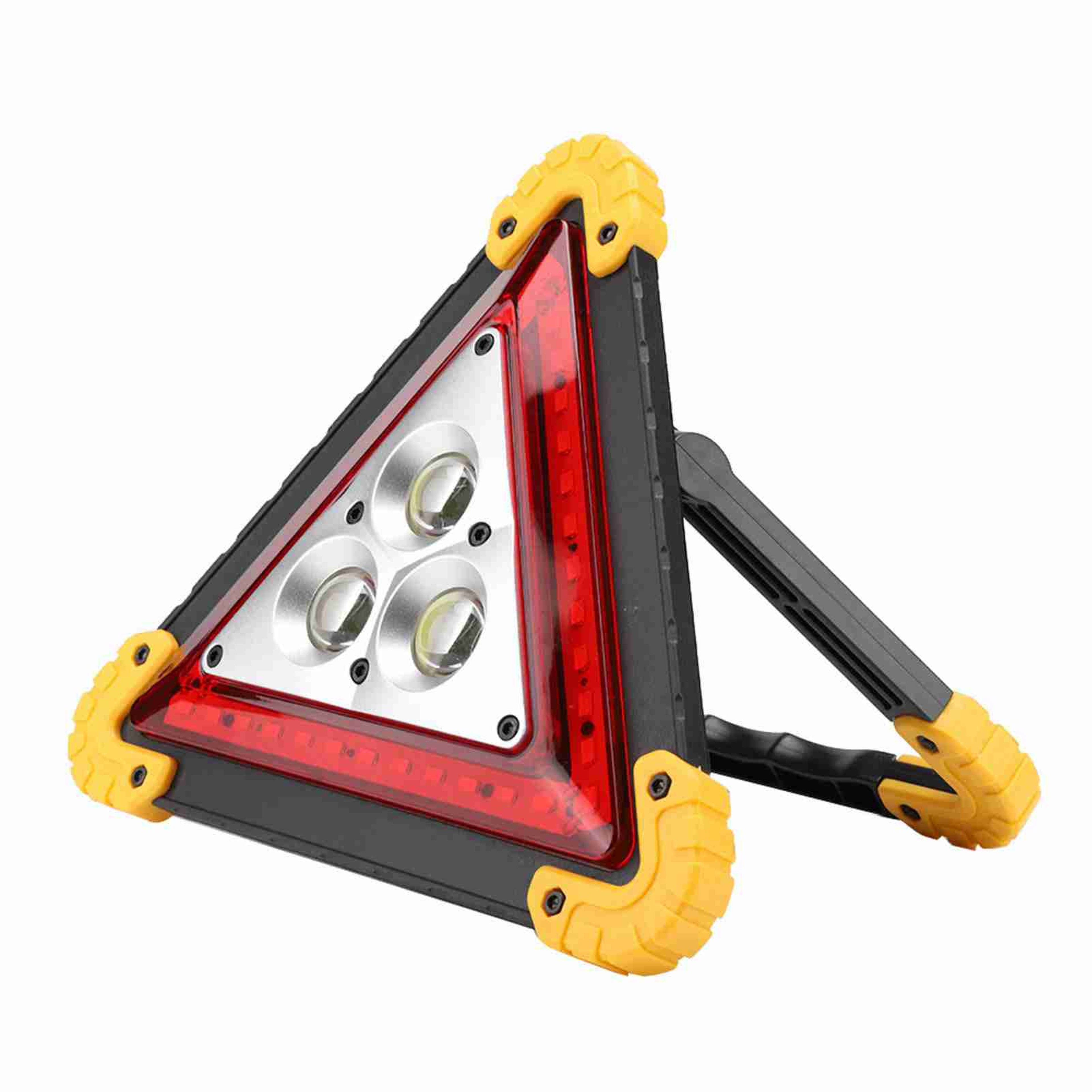 LED Triangle Light Car Stop Sign Multifunction Car Breakdown Emergency Safety Triangle With Red LED