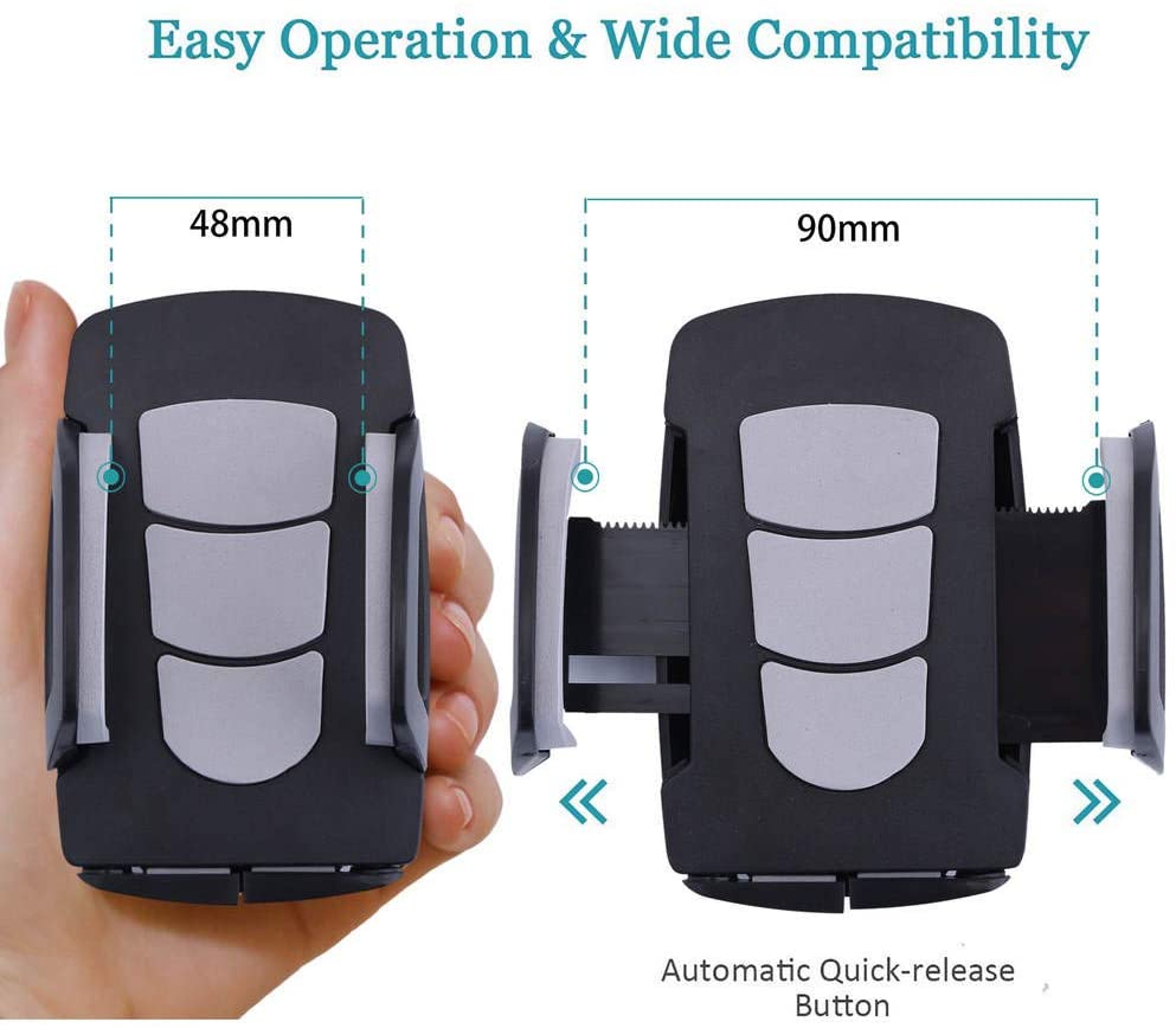 Car Cup Holder With Universal Cell Phone Mount Perfect For IPhone And Android Devices 3