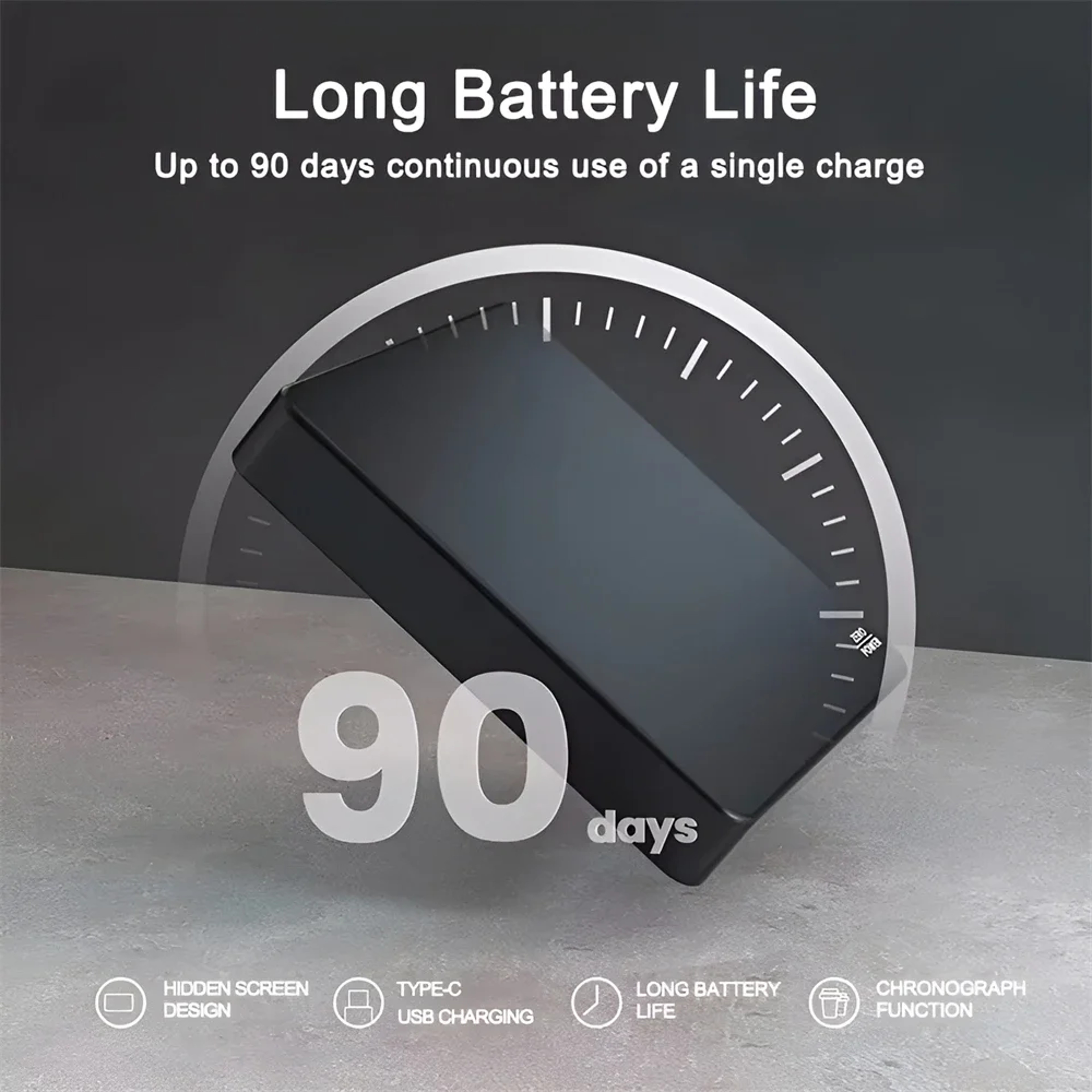 Digital Coffee Scale With Timer LED Display USB Rechargeable Food Safe Silicone Pad Black 4