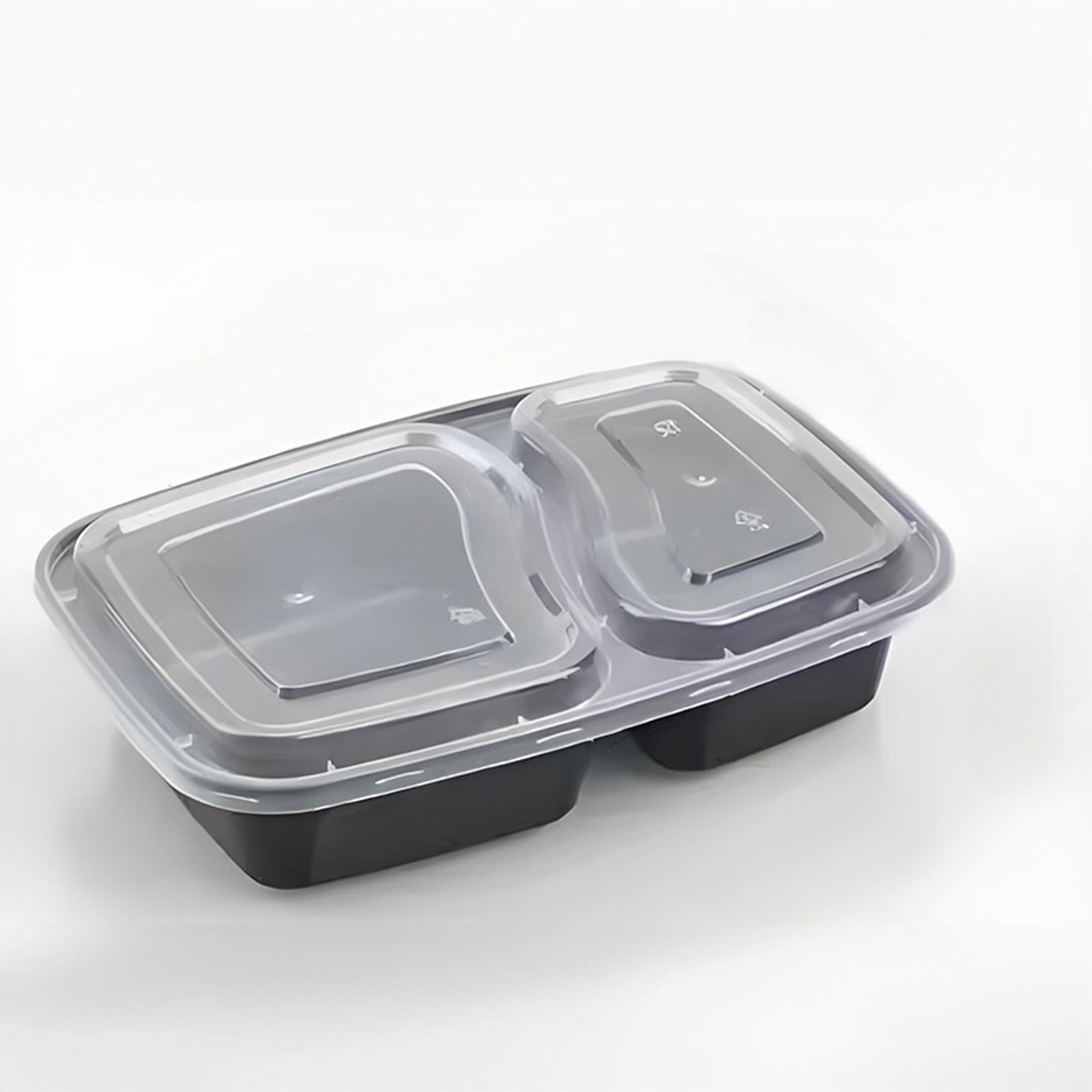 Ten Sets Disposable Food Containers with Lids Microwave Safe Food Storage Boxes Stackable Meal Prep Containers – view 7