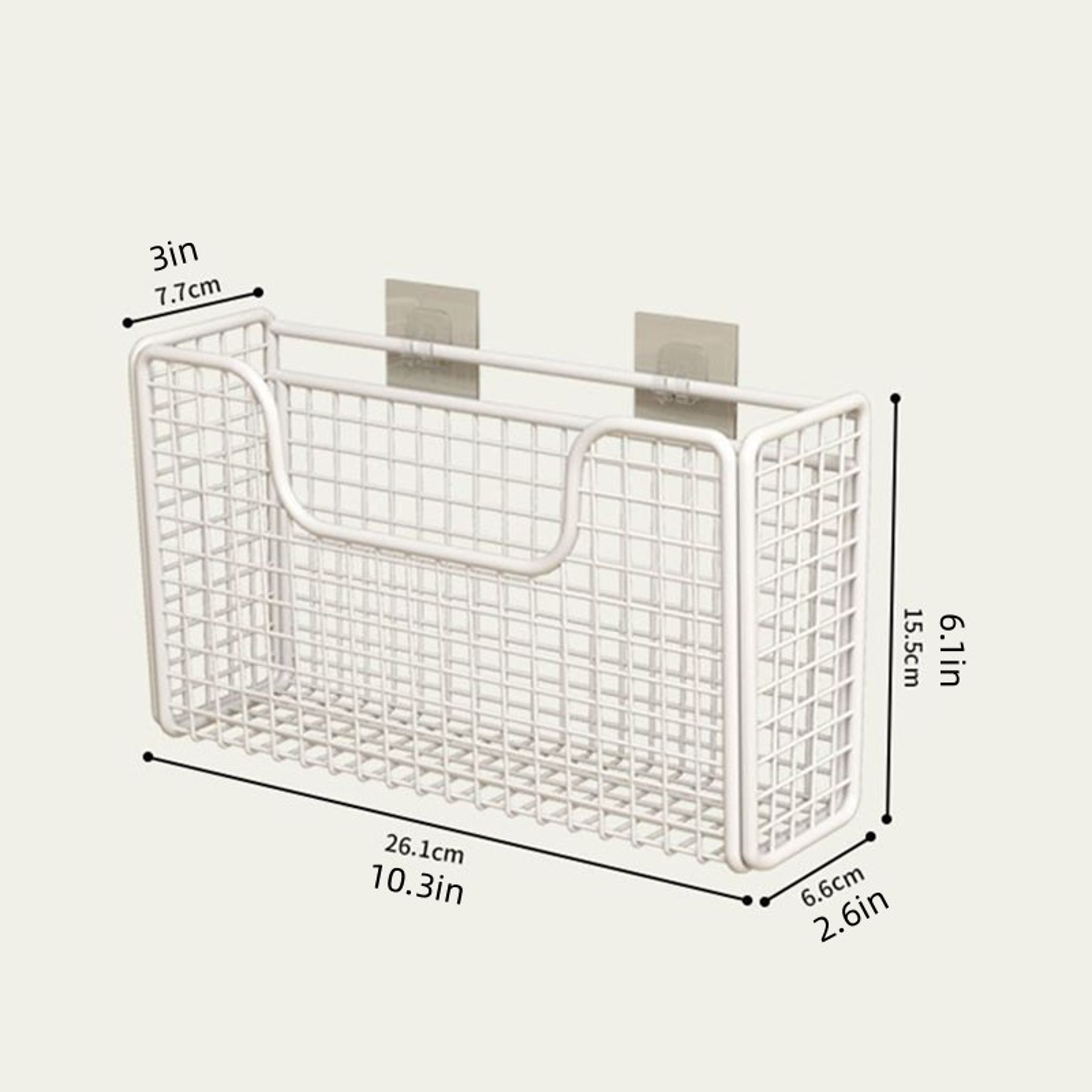 Wall Mounted Metal Cabinet Door Storage Rack For Kitchen And Bathroom 5