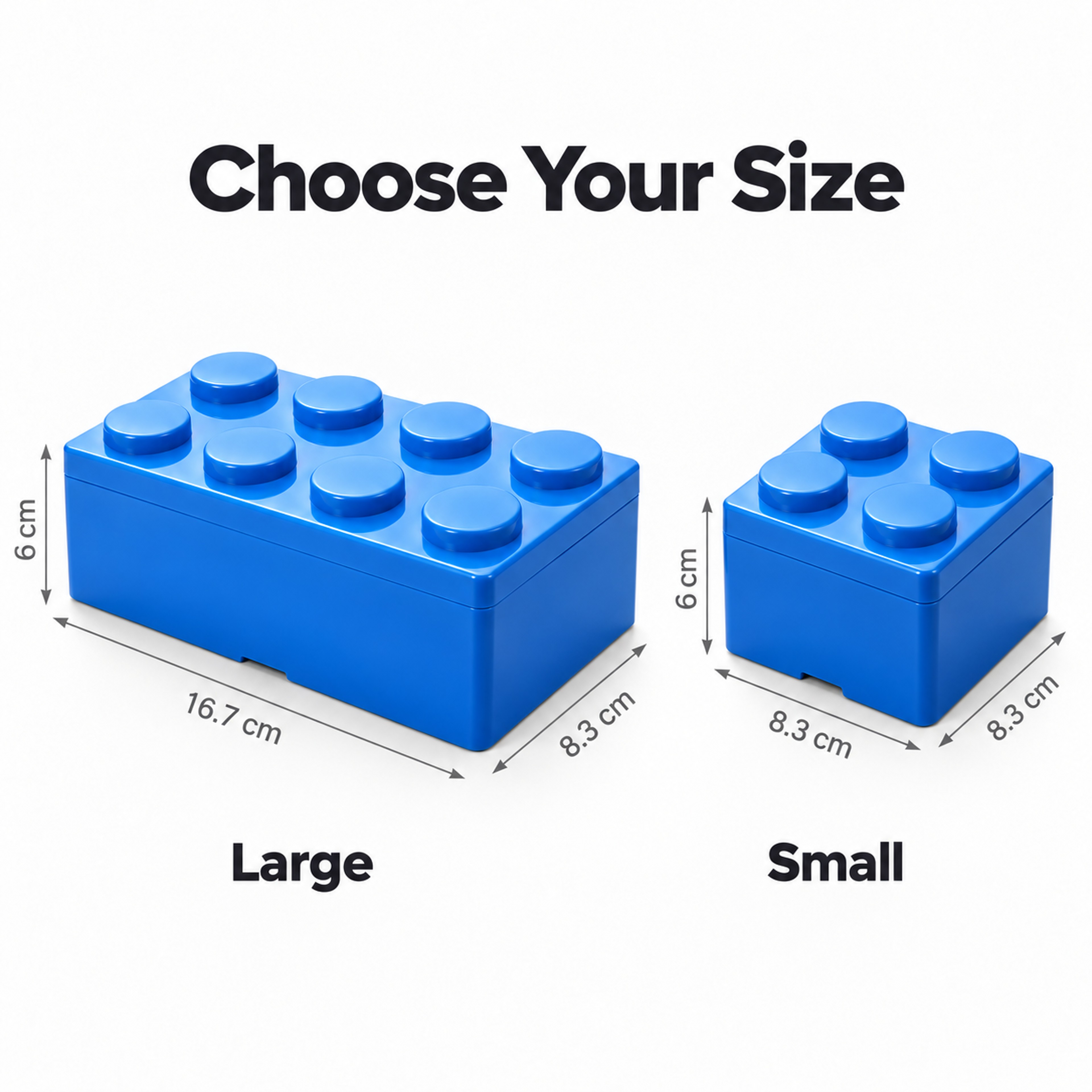 Building Blocks Plastic Desktop Storage Box Space Saving Office Organizer Box 4