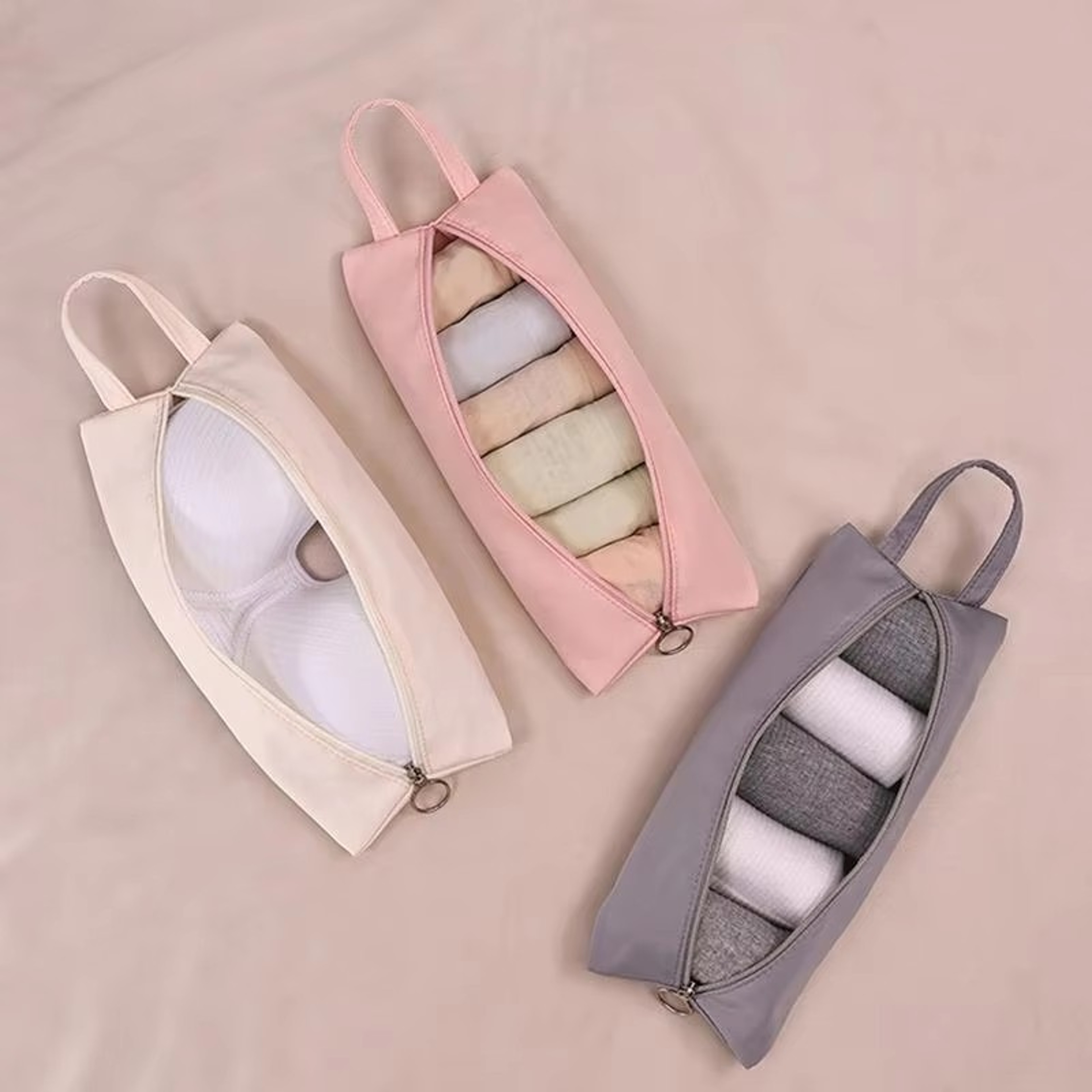 Travel Underwear Organizer Lightweight Cloth Multi Functional Storage Pouch For Luggage And Backpac 3