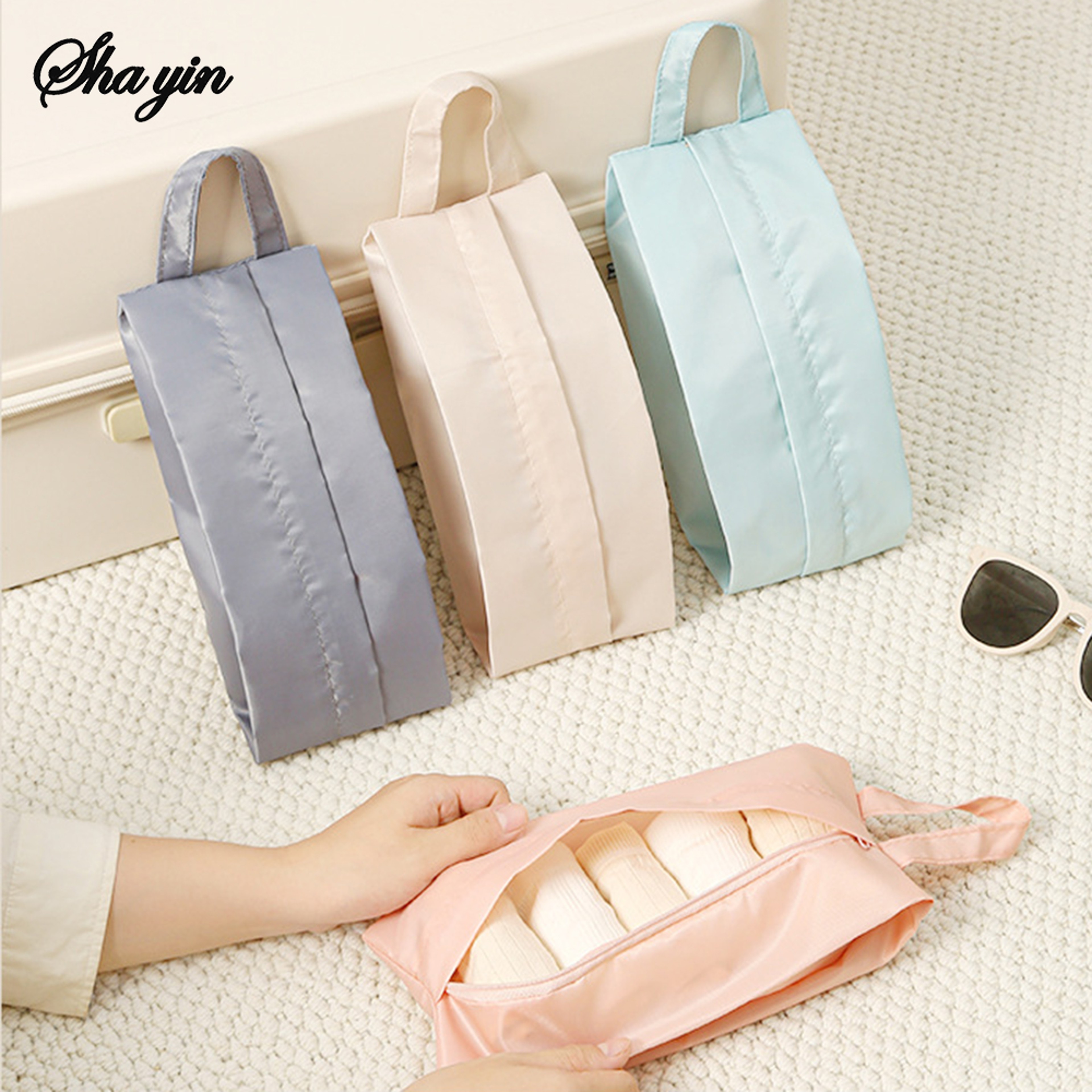 Travel Underwear Organizer Lightweight Cloth Multi Functional Storage Pouch For Luggage And Backpac 5