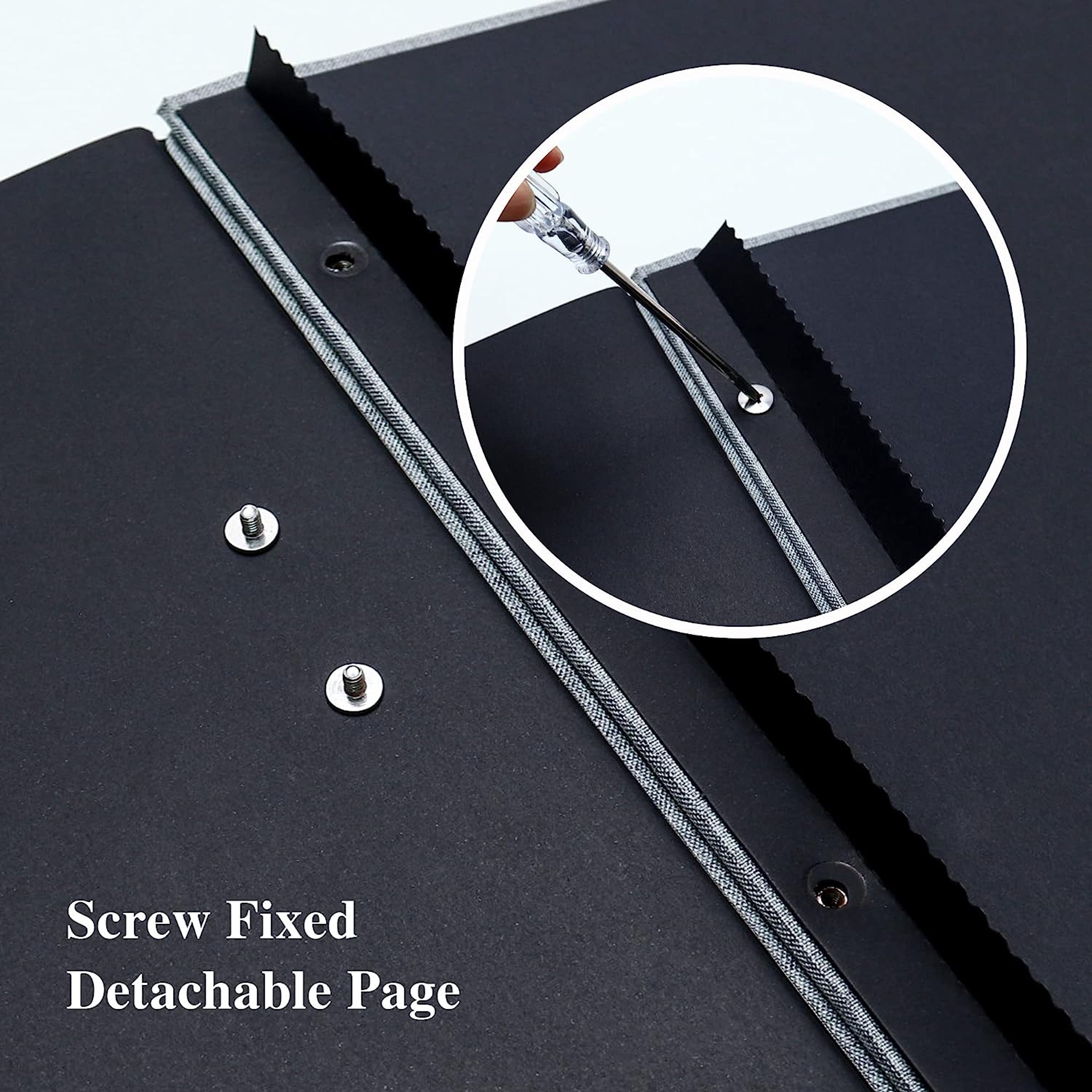 Self Adhesive Photo Album Fourty Pages Cloth Cover Spiral Bound Memory Book 4