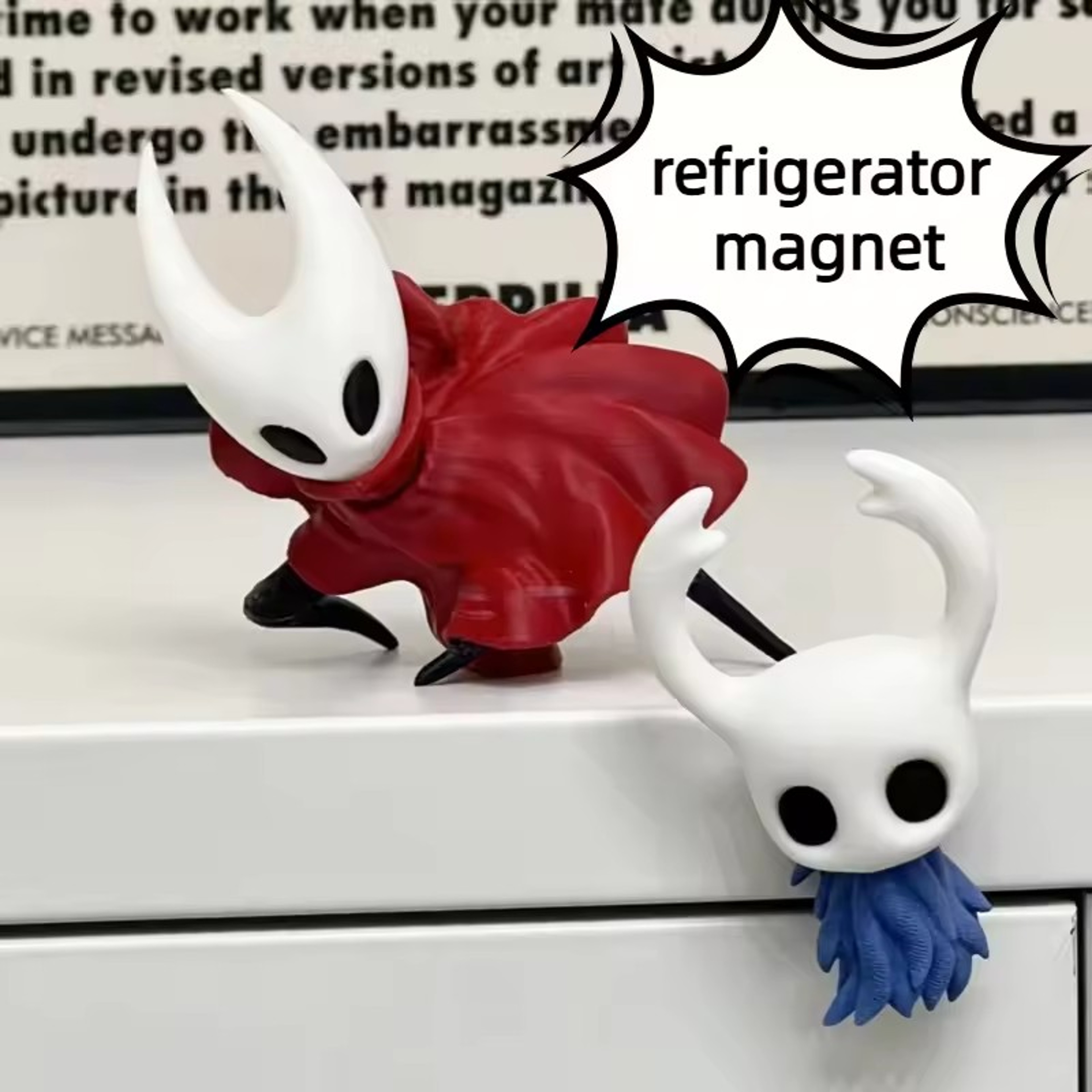 Hornet Knight Printed Fridge Magnet Cute Cartoon Refrigerator Sticker 0
