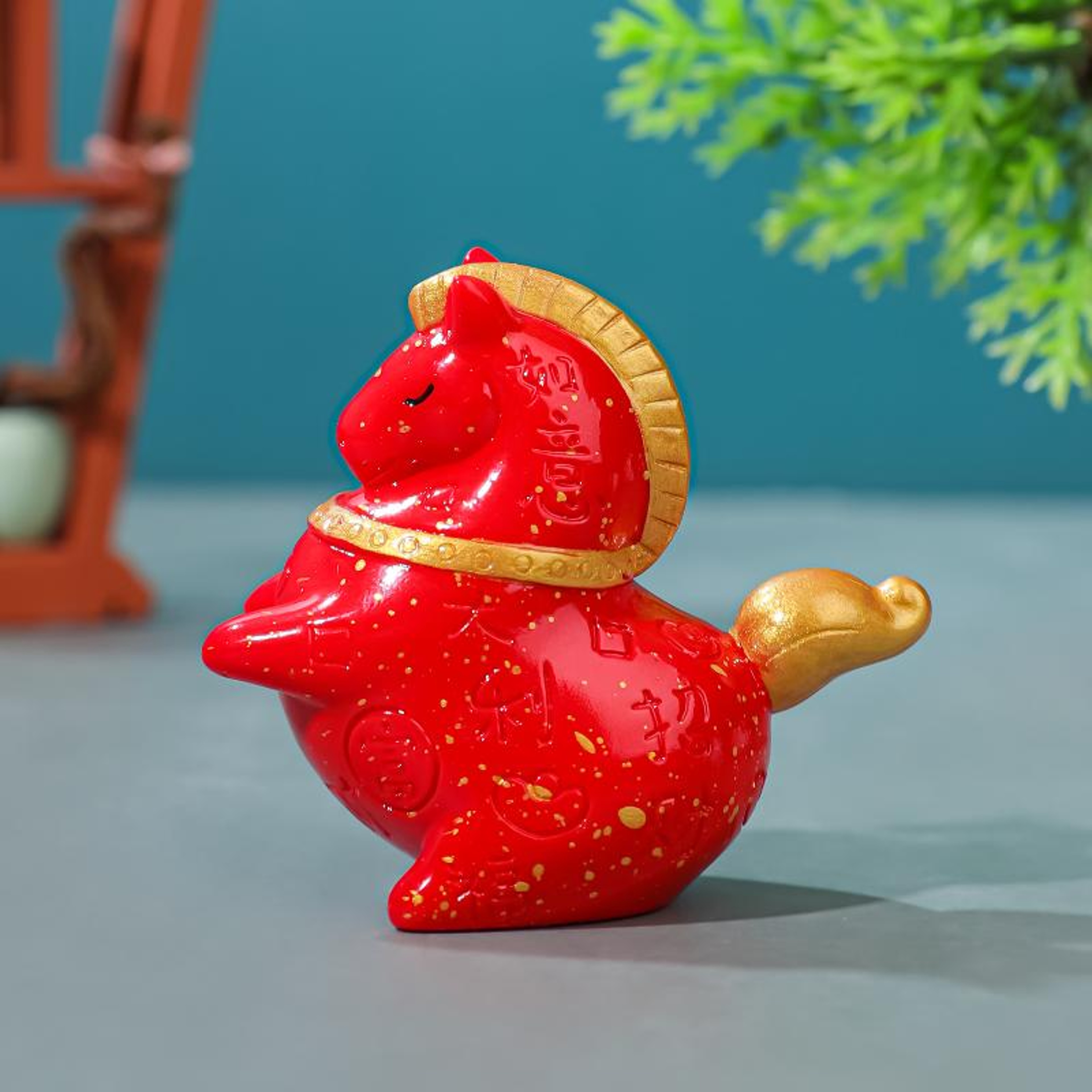 Crystal Horse Figurine Feng Shui Zodiac Sculpture Decorative Accents – view 10