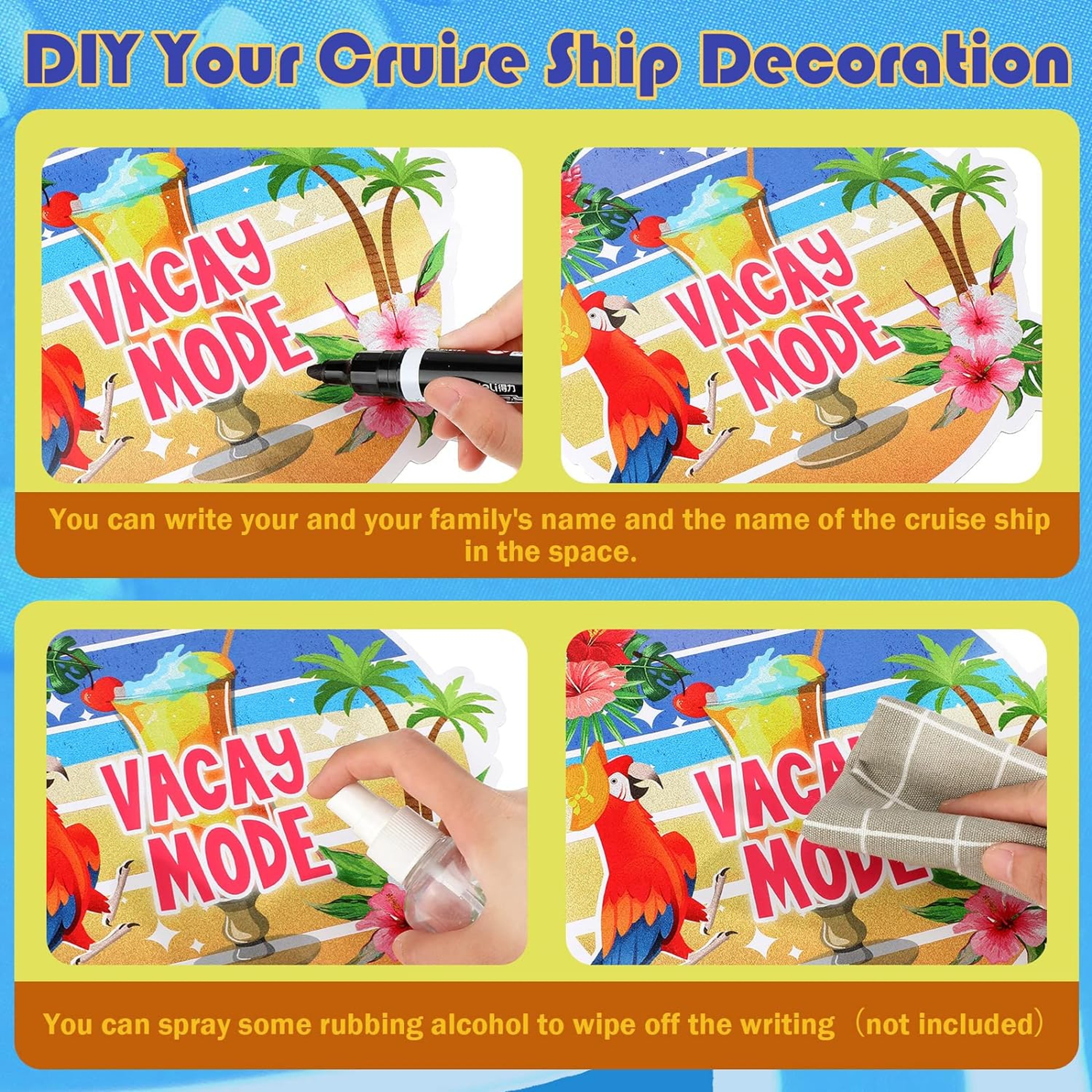 Eight Pcs Cruise Ducks Decorative Cabin Door Magnets – view 4