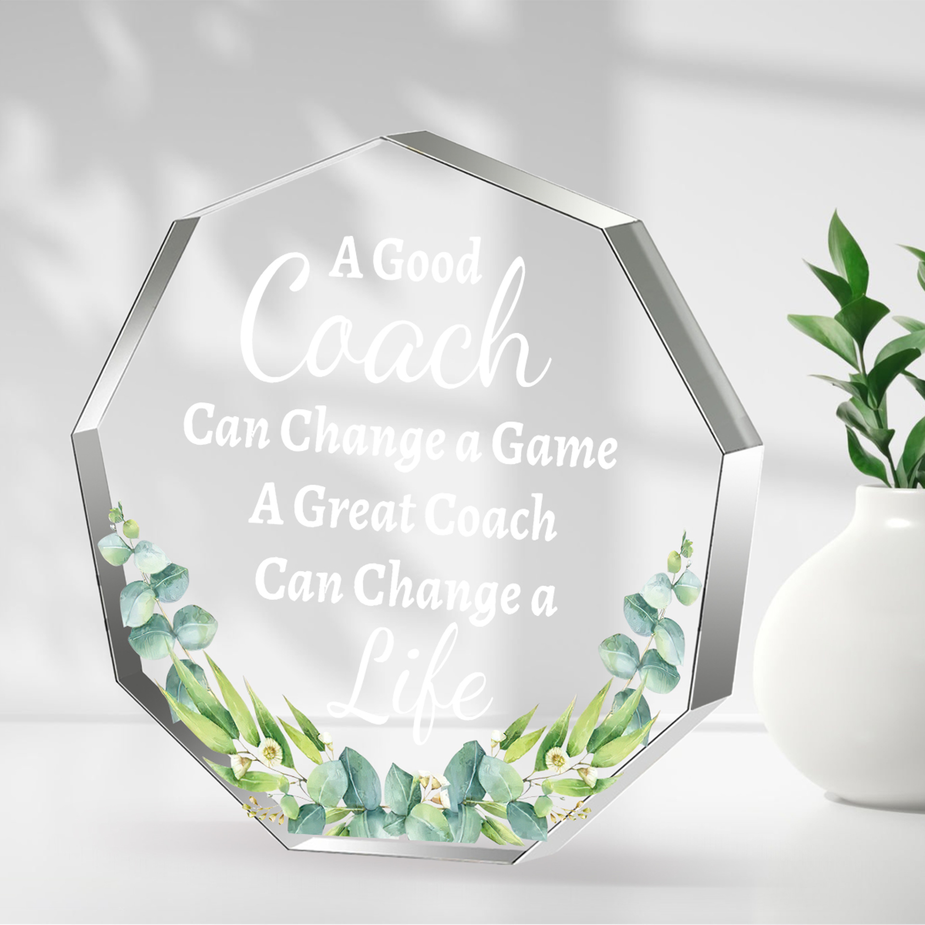Acrylic Appreciation Sign Retro Desk Accent Thank You Gift – view 1