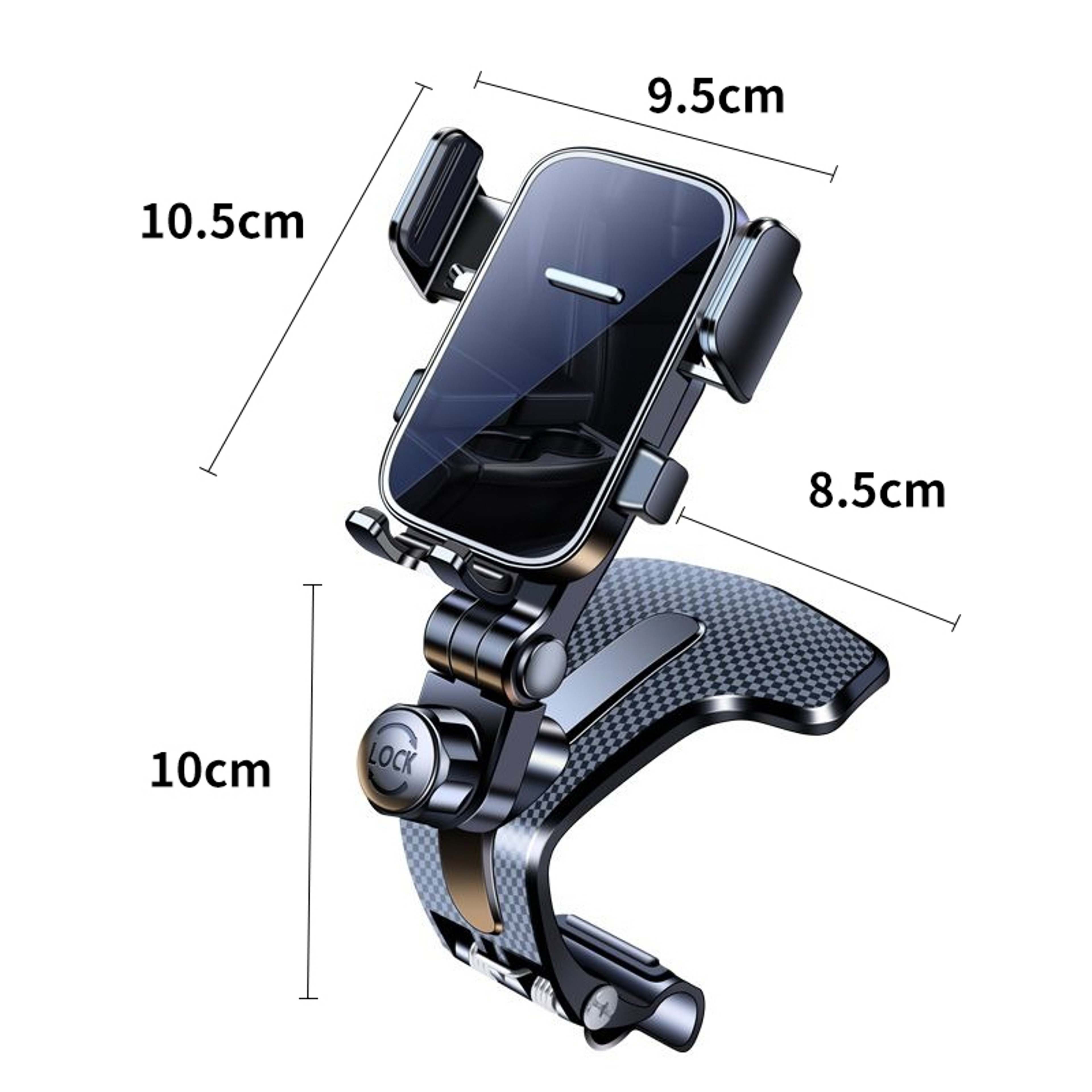Universal Dashboard Phone Mount for Car Central Control Panel – view 6