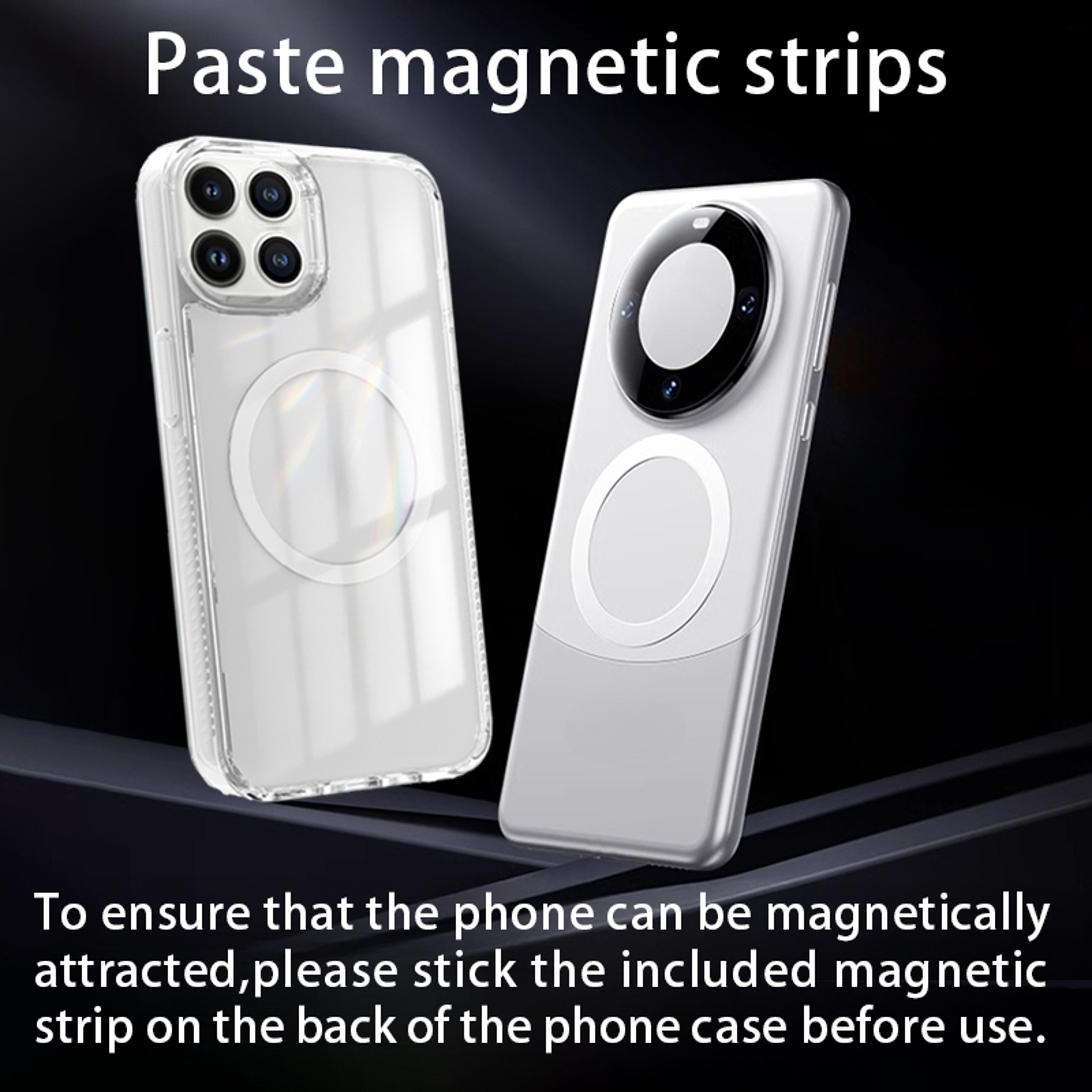 Magnetic Vacuum Suction Car Phone Holder Foldable Extendable Dashboard Mount 5