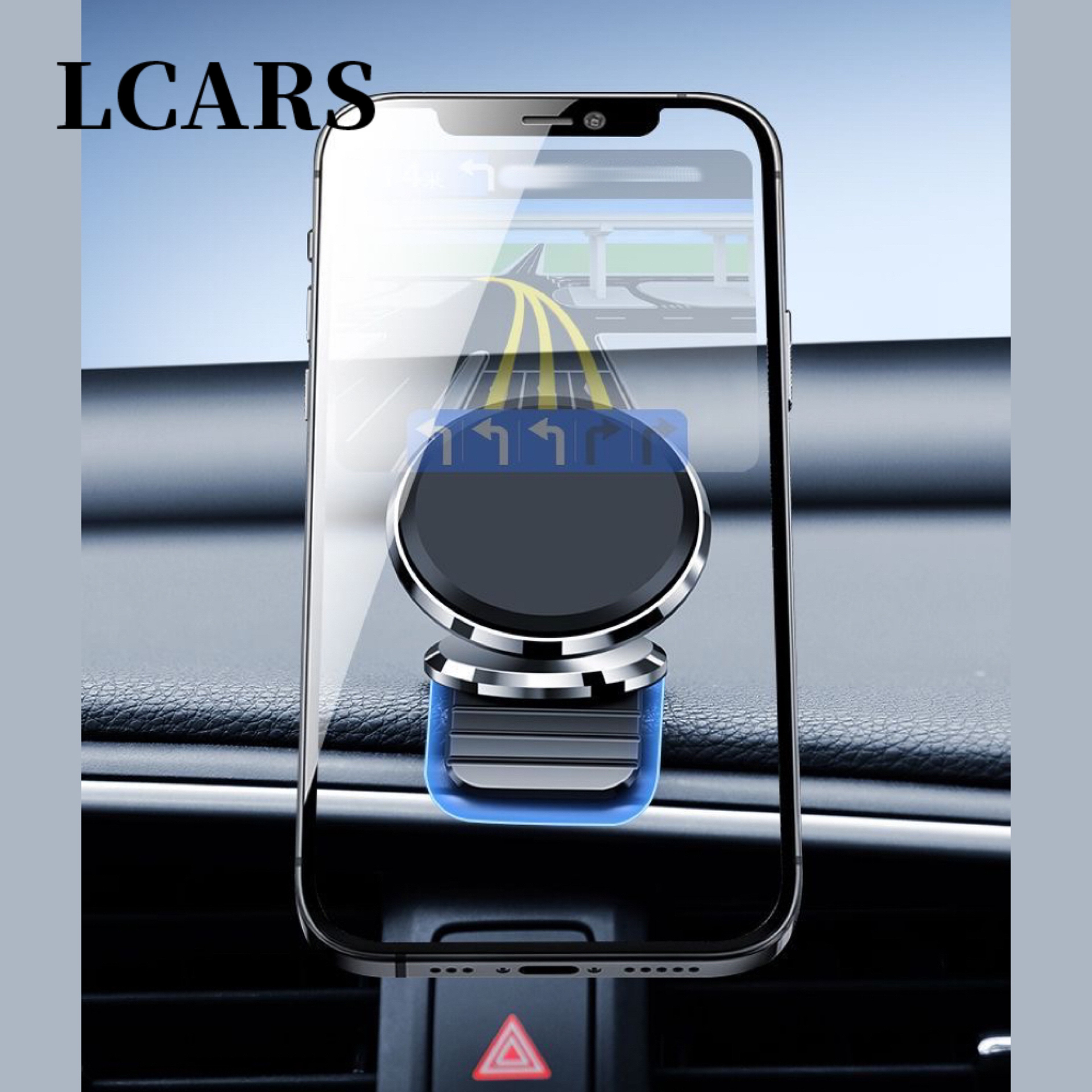 Magnetic Car Phone Mount Dashboard Arc Clip and Soft Base – view 2