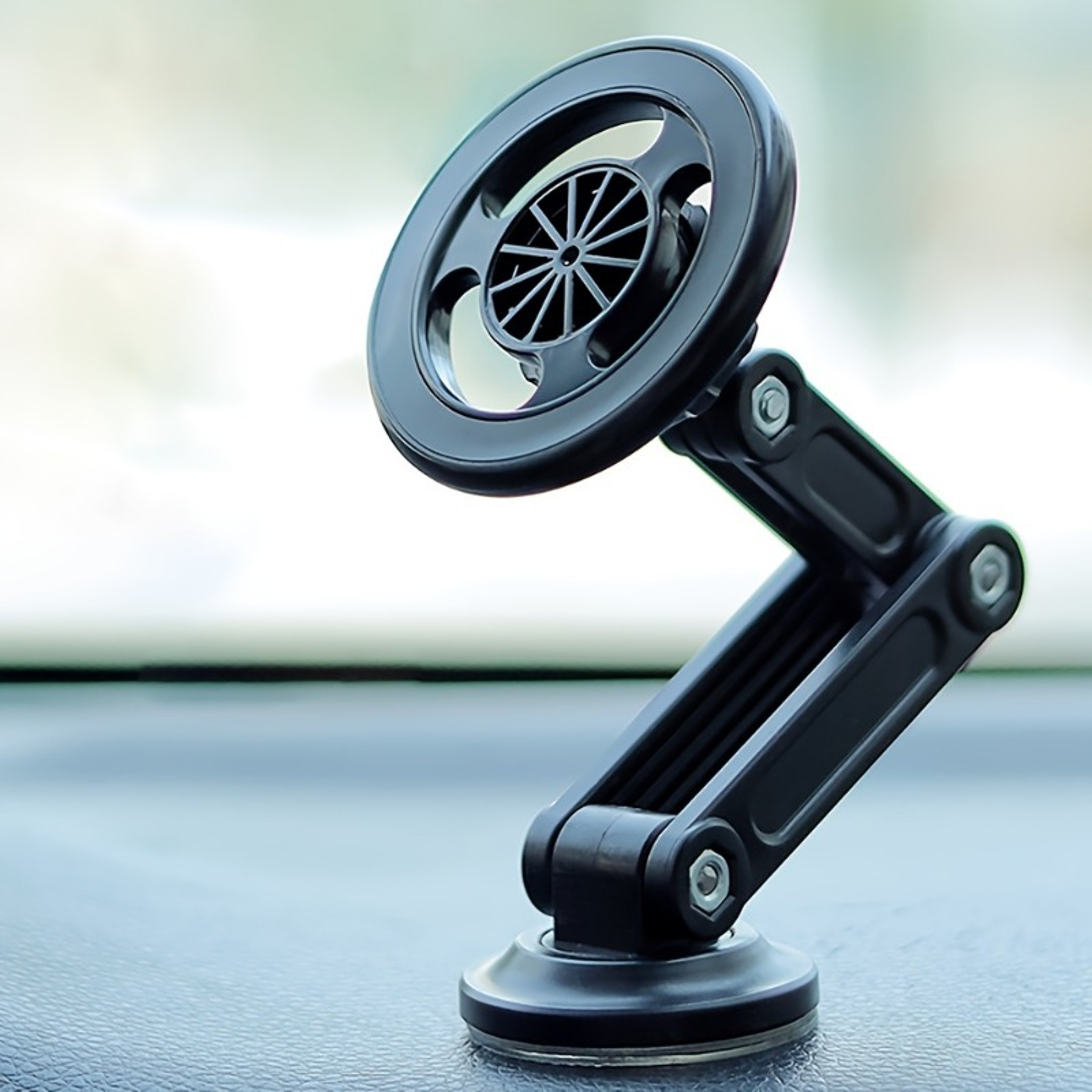 Universal Magnetic Wall Mount Car Phone Holder Waterproof Rotatable Cell Phone Stand – view 2