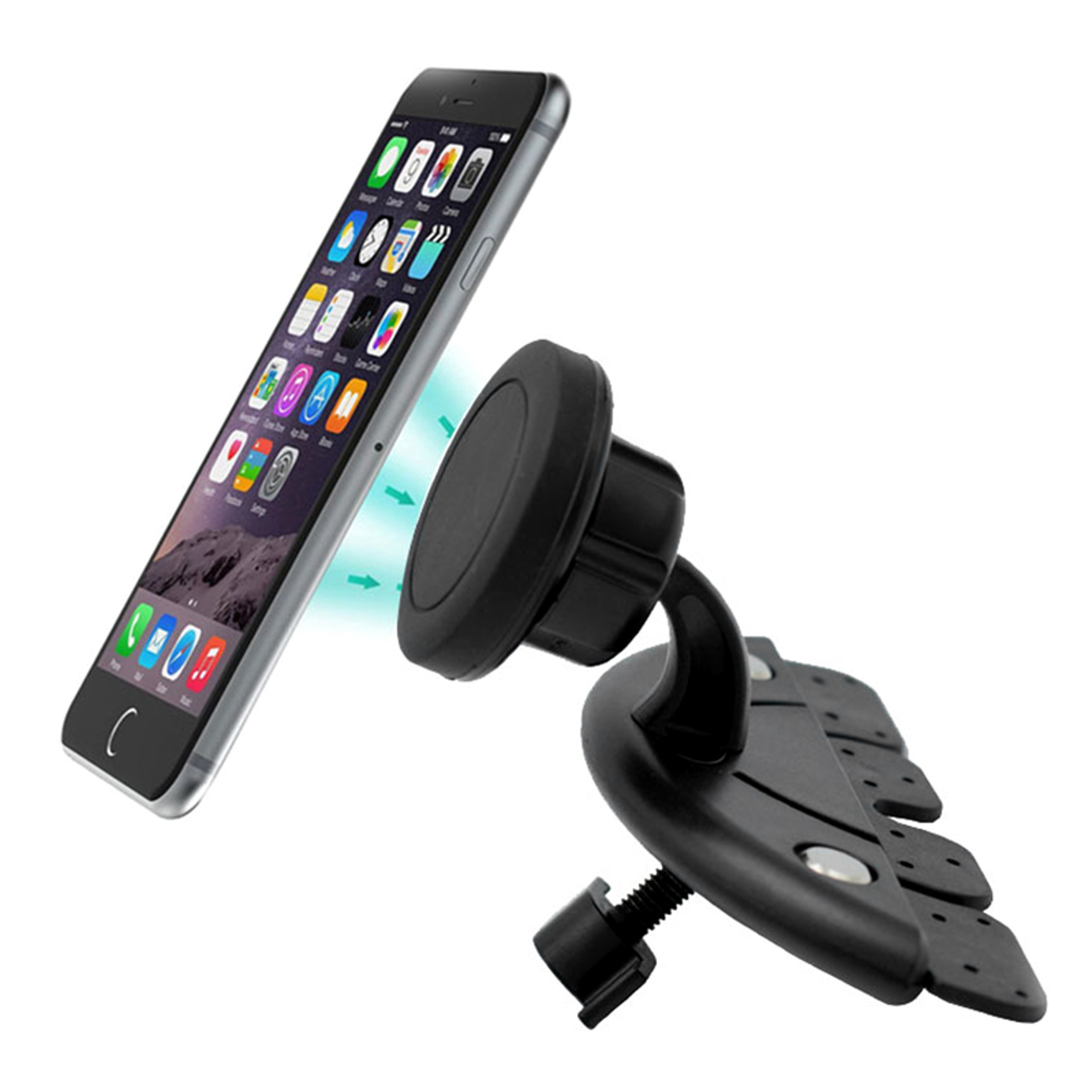 Magnetic Car Phone Mount with CD Slot Holder for Smartphones – view 4