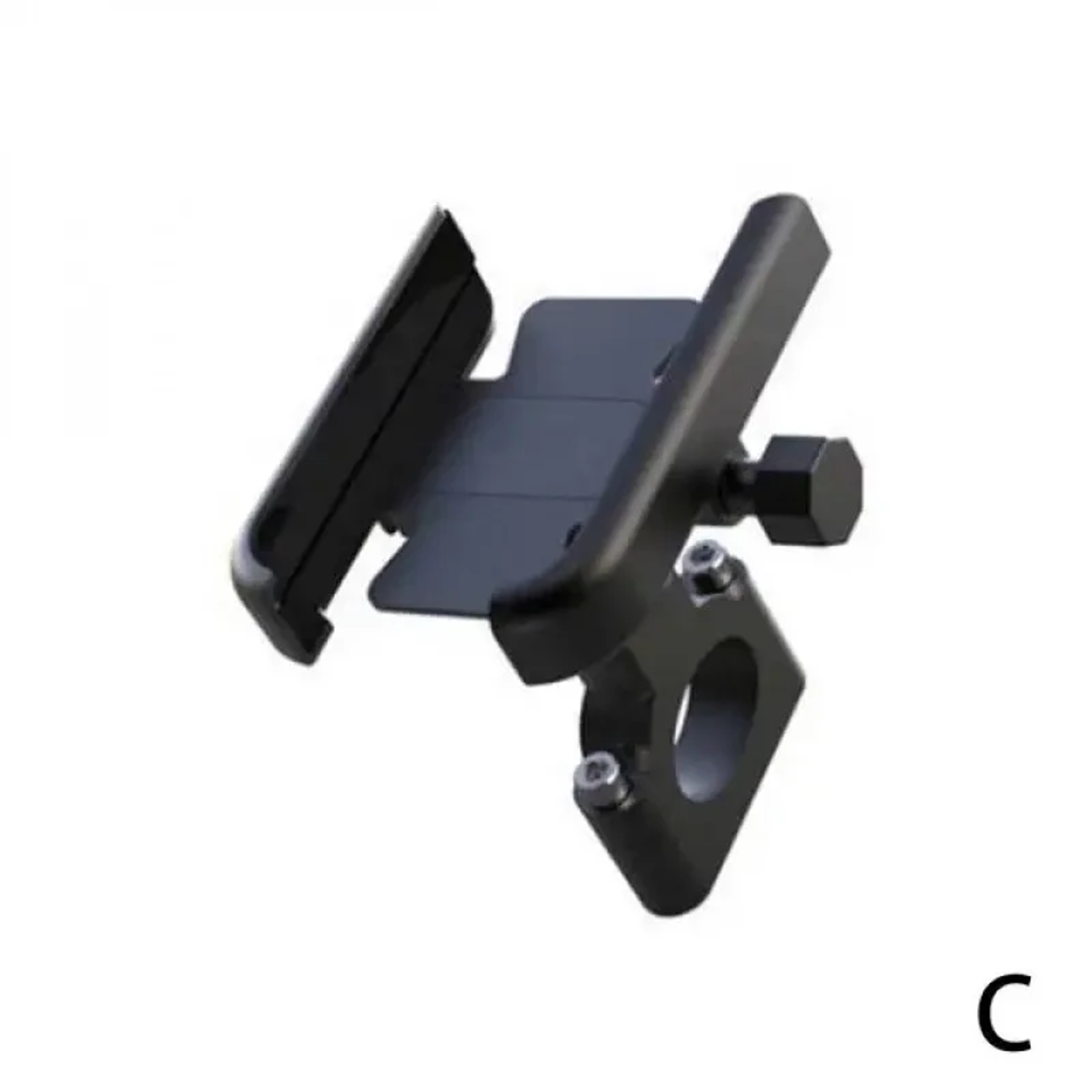 Motorcycle Rearview Mirror Aluminum Alloy Phone Holder 7