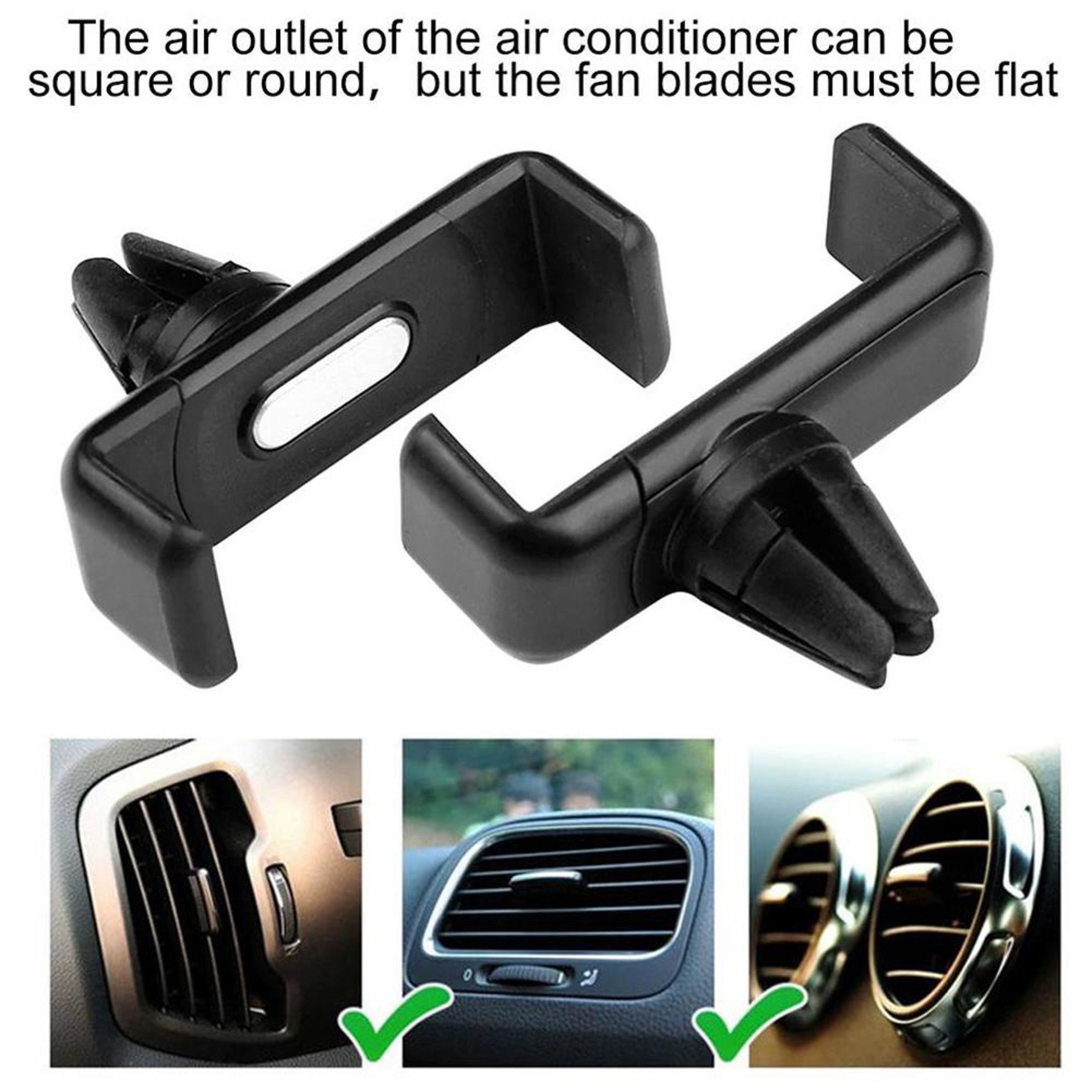 Universal Car Phone Holder for Dashboard Windshield and Air Vent Mounting – view 4