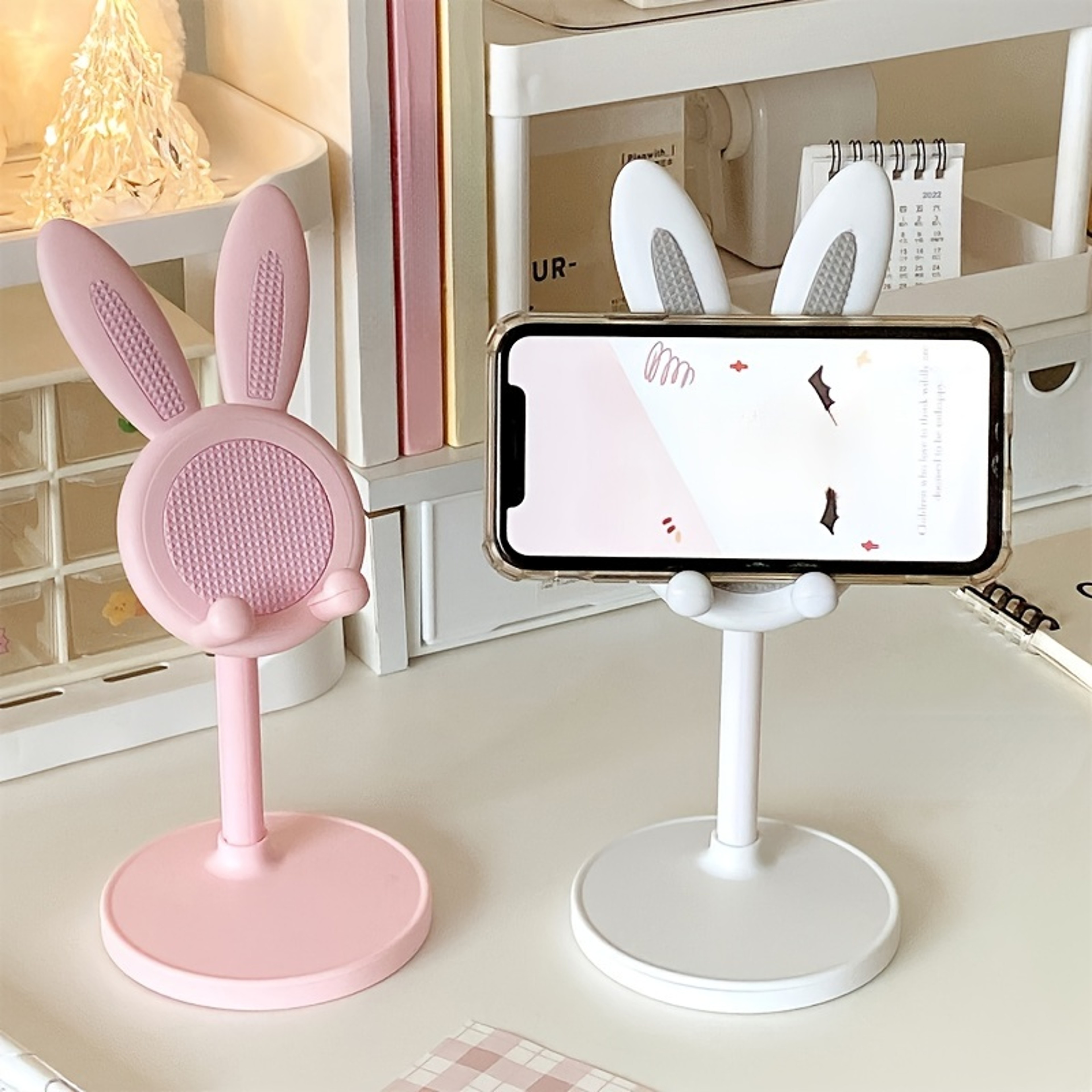 Cute Bunny Adjustable Phone Stand For IPhone IPad Kindle And Tablets 3