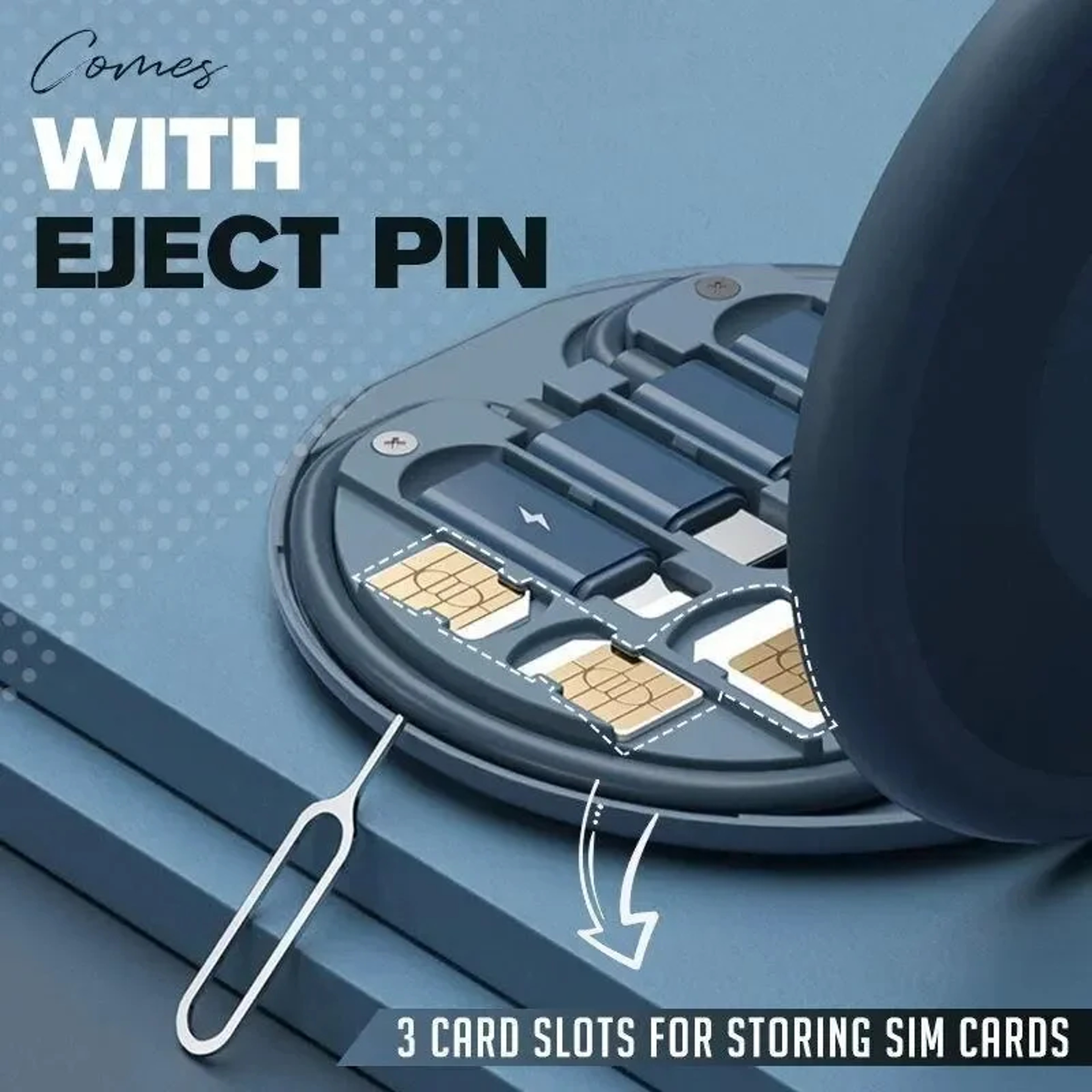 Sixty Walt Multi USB C Charging Cable And Adapter Kit With Lightning And Micro USB Connectors 3