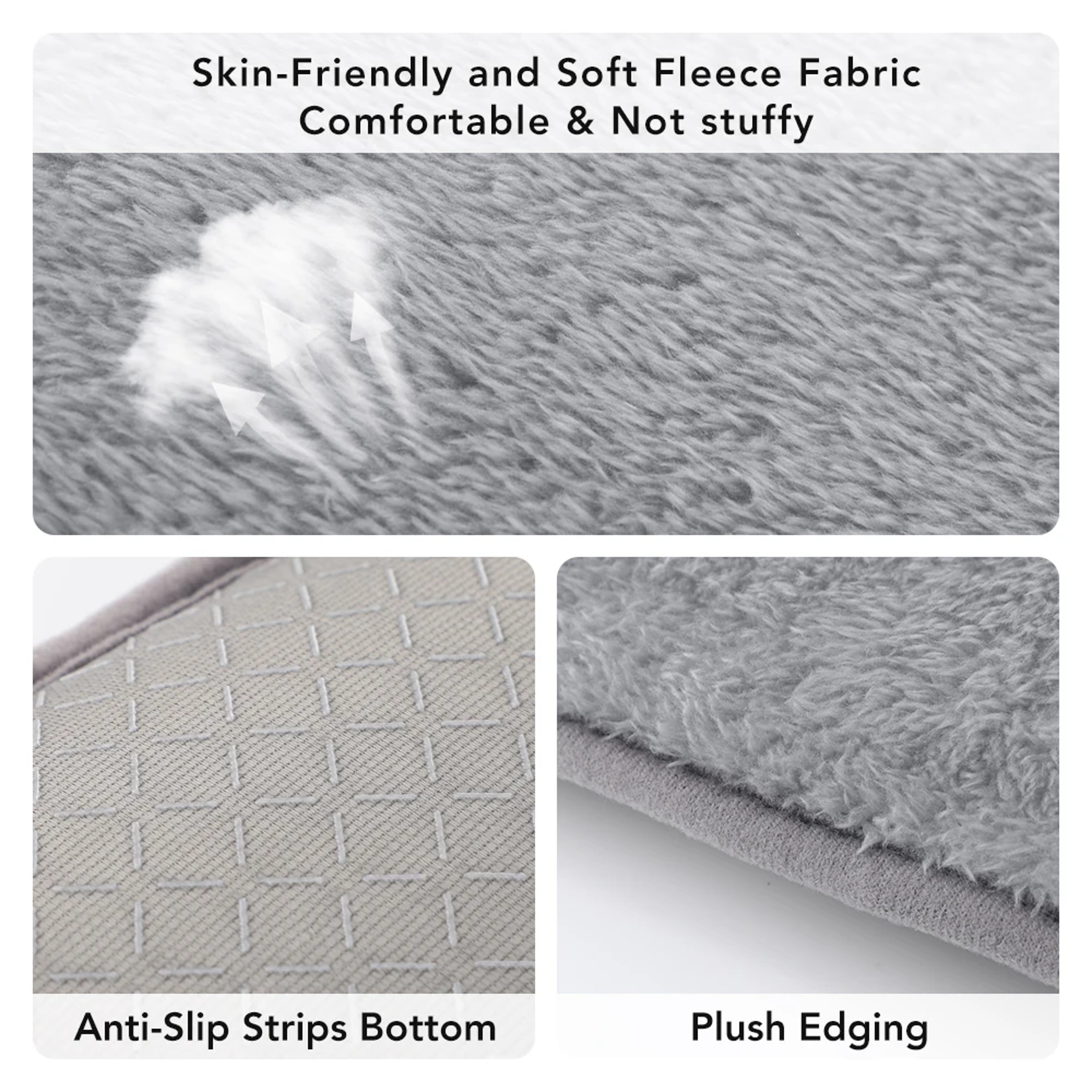USB Heated Seat Cushion with four Adjustable Heat Settings and Controller – view 4