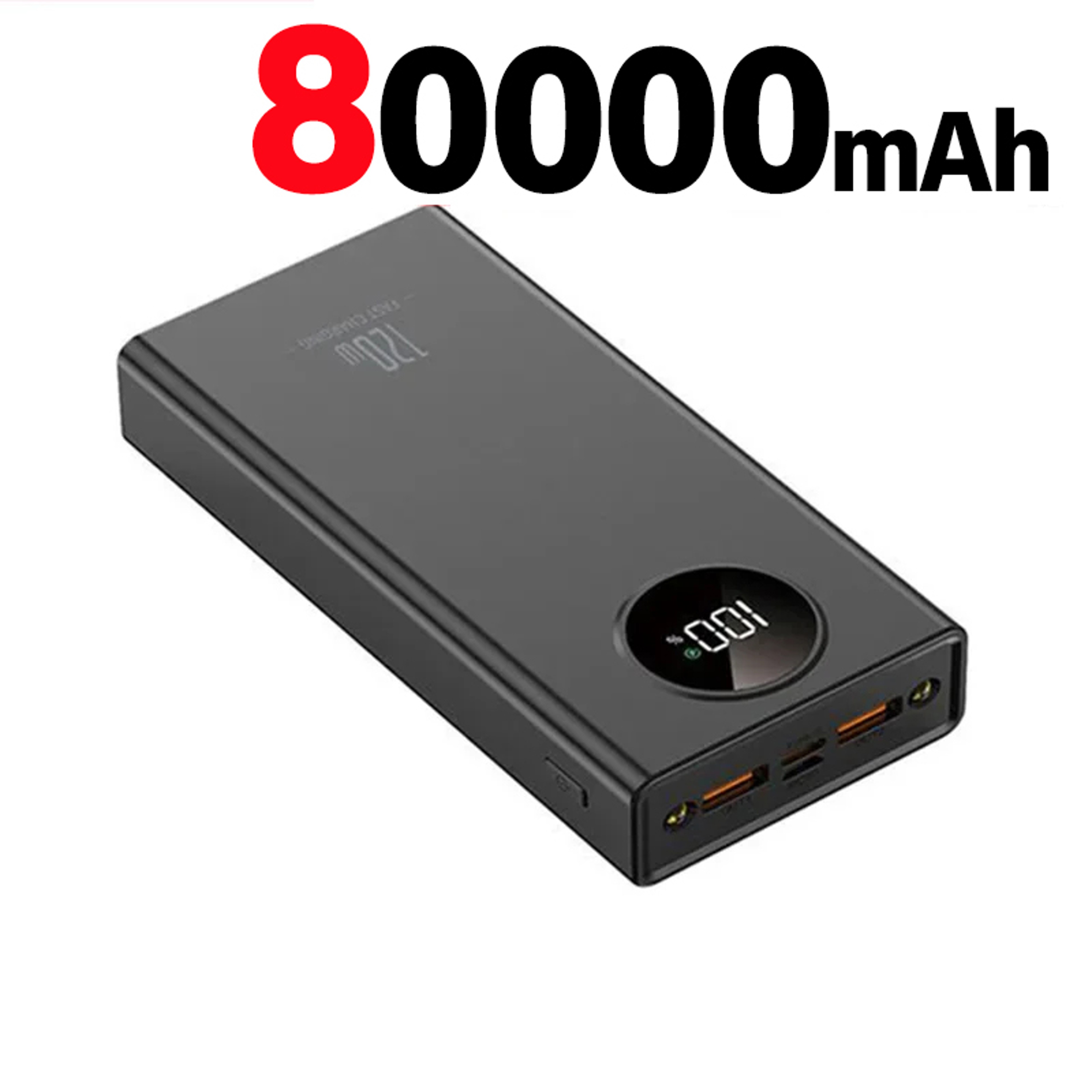Solar Power Bank With Flashlight Charging And Dual USB Ports 14