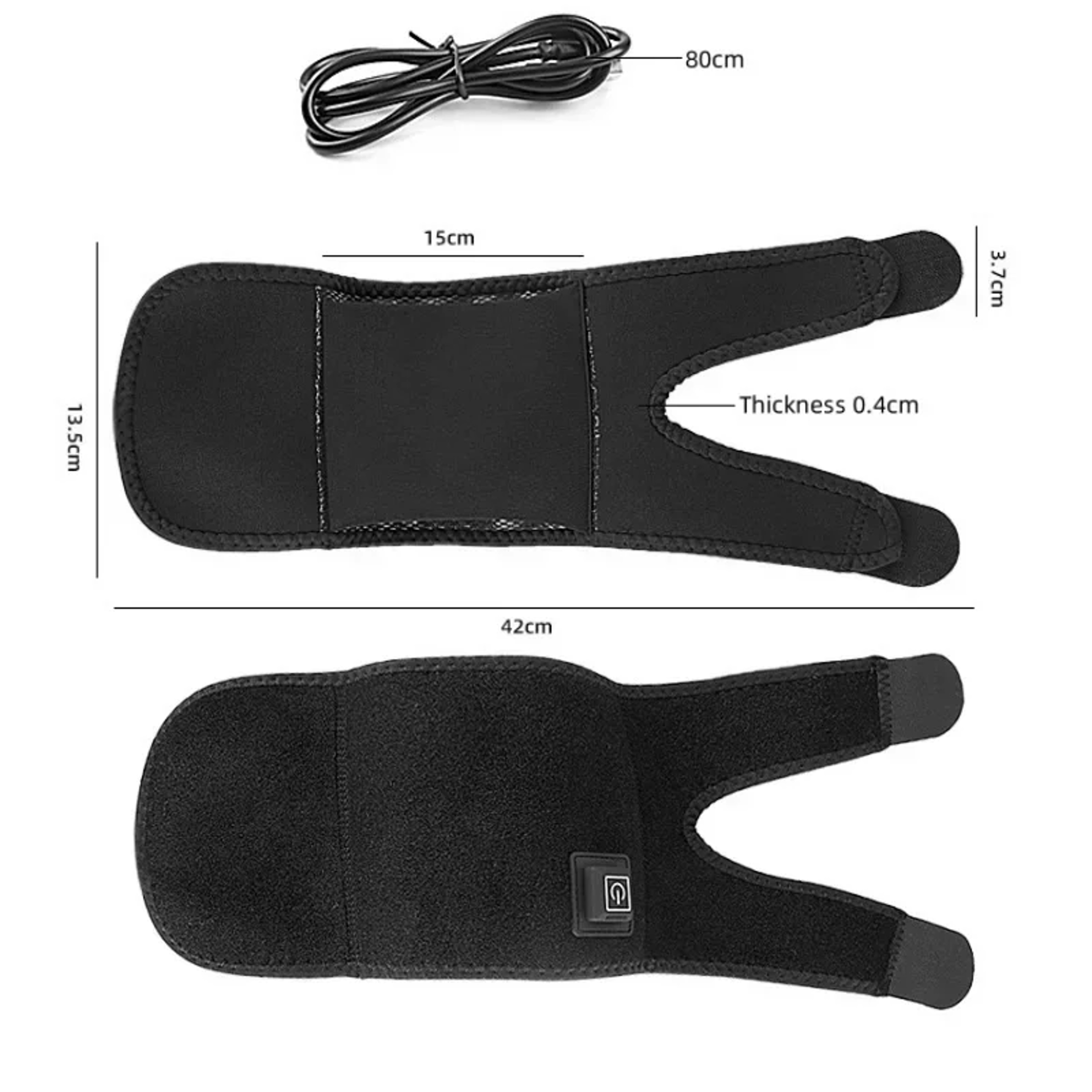 Electric Heated Knee Brace With Three Heat Settings For Shoulder And Elbow 5