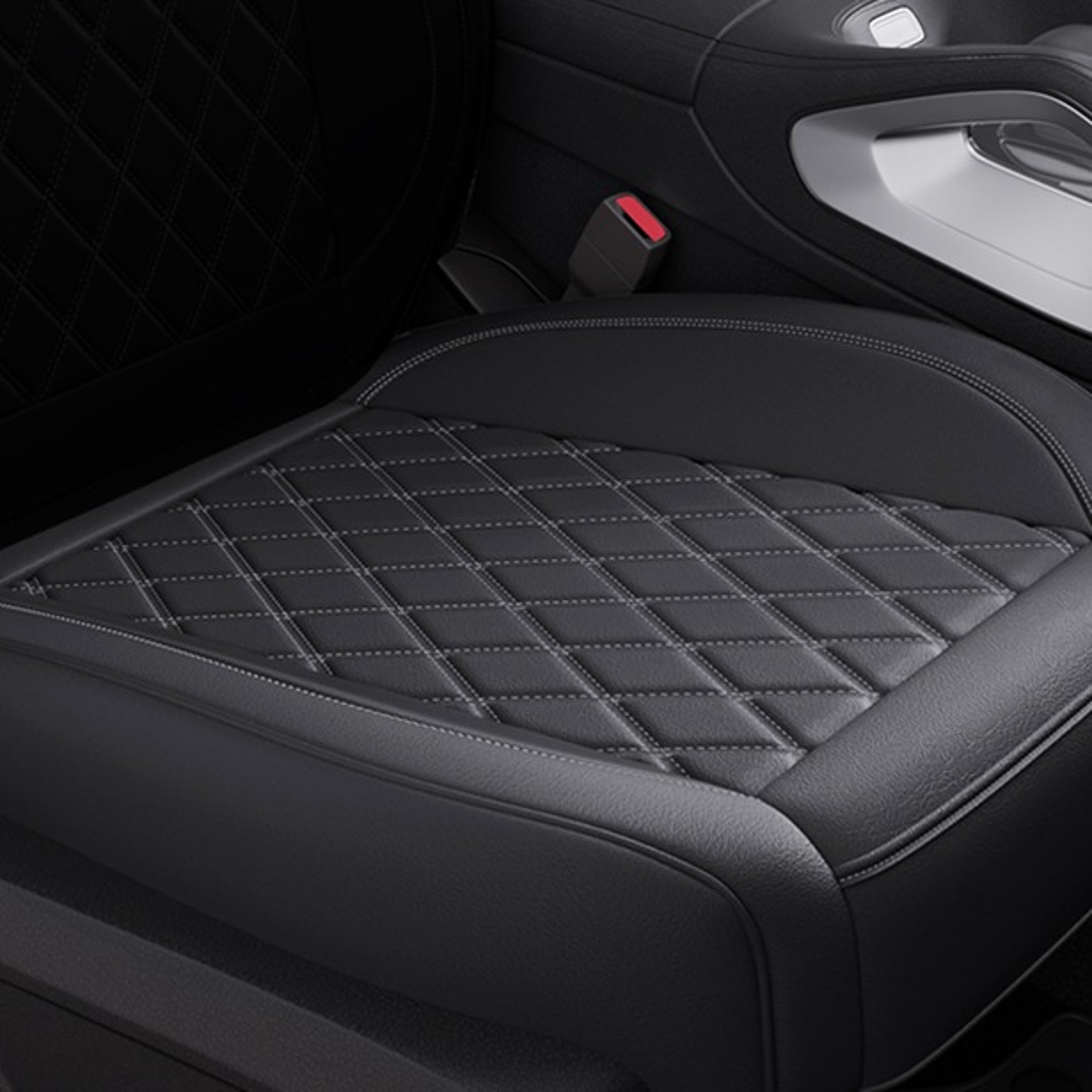 Waterproof Car Seat Cover Wrap Around Leather Bottom Seat Cushion Protectorjpg