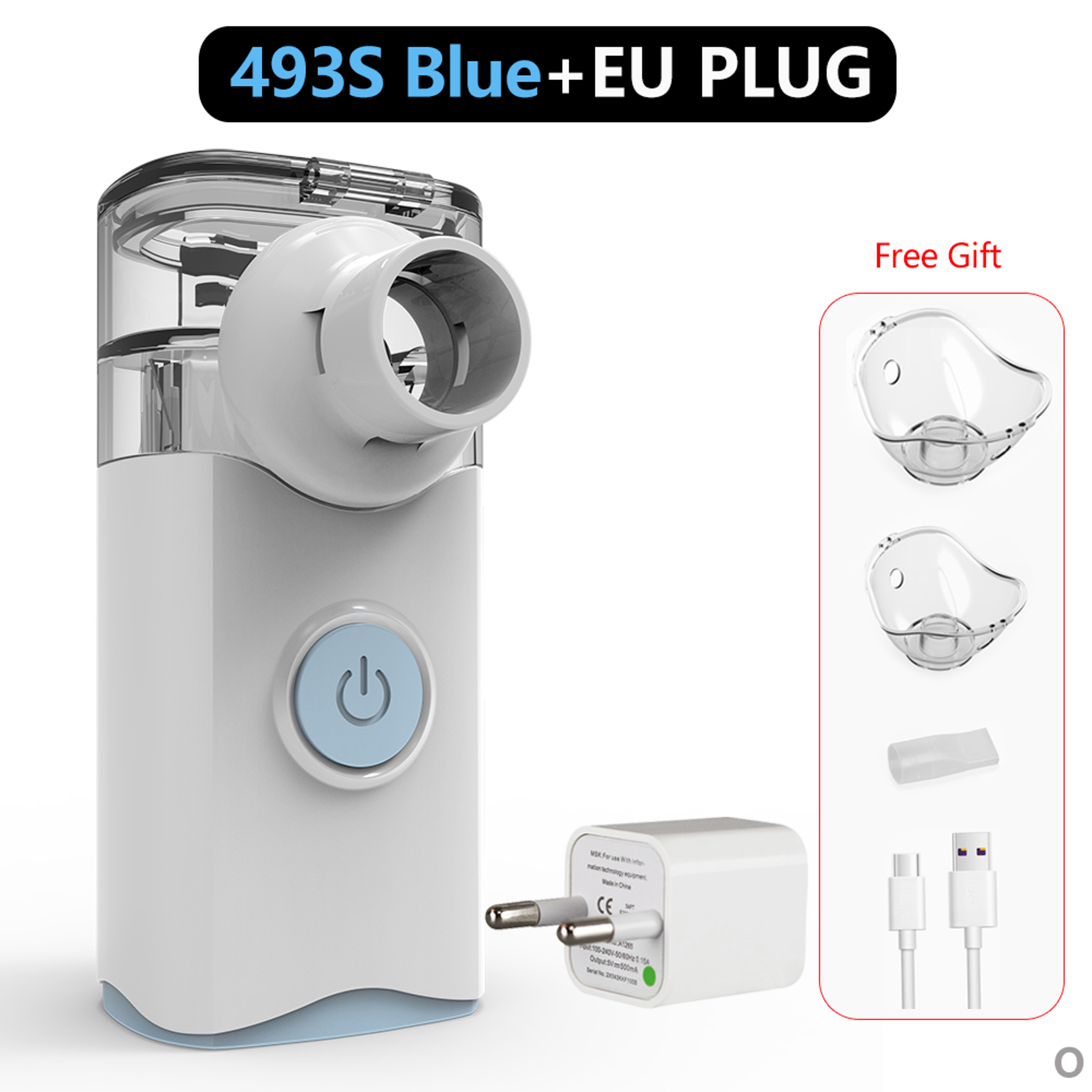 Portable Mesh Nebulizer Quiet Handheld Inhaler With Auto Clean Function For Kids And Adults 8