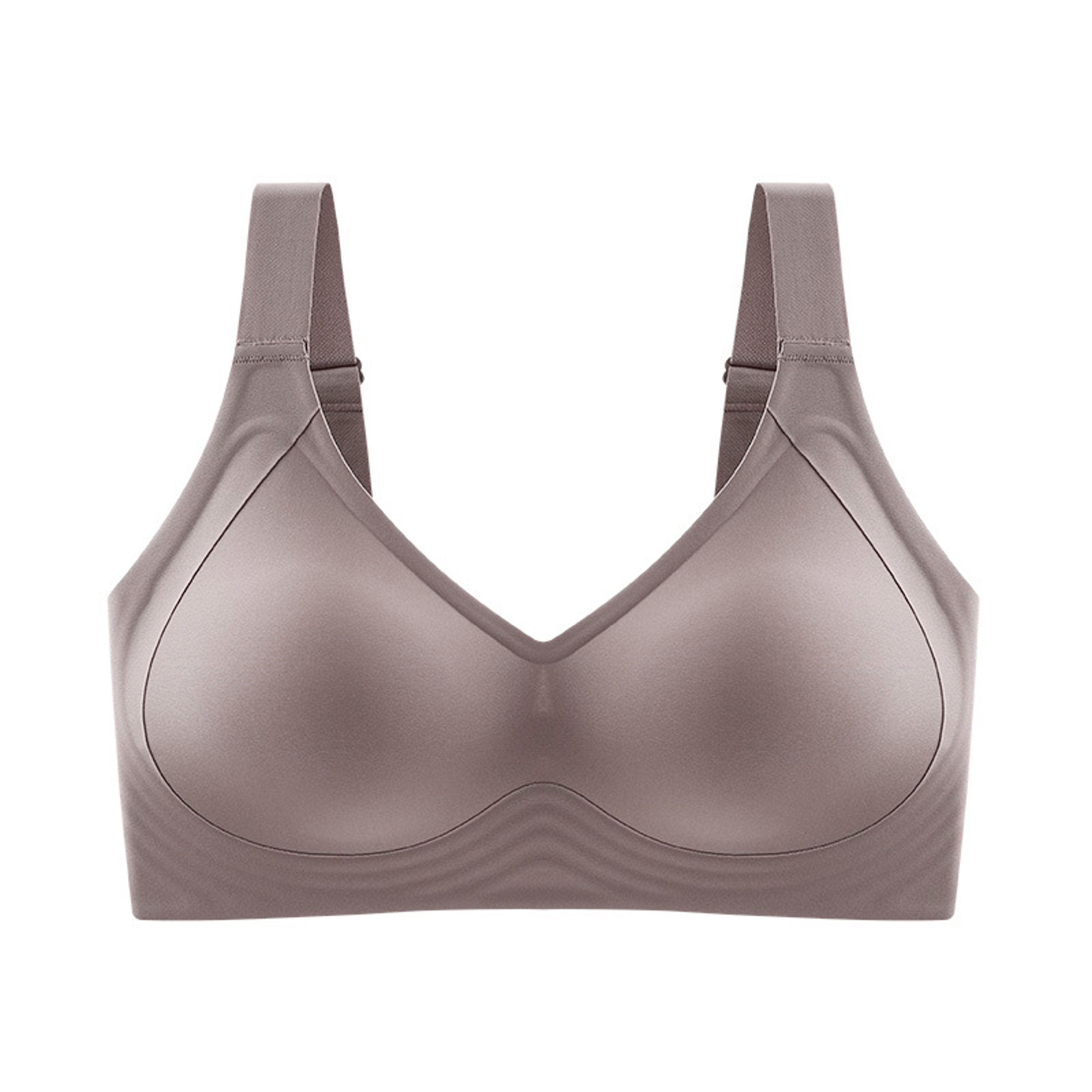 Womens Seamless Push Up Bra Wireless Plus Size Bralette with Adjustable Straps – view 7